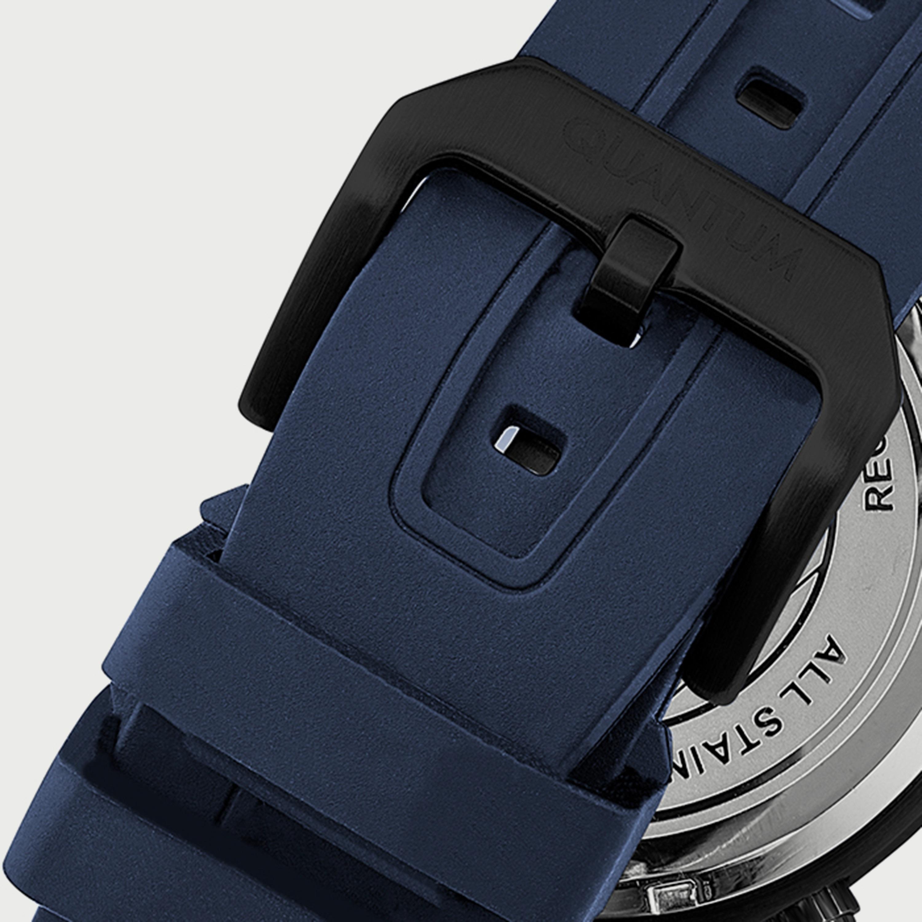 Quantum Men's Navy Chronograph Silicone Strap Watch PWG773.059-men-watchesandjewellery-watches-image-3