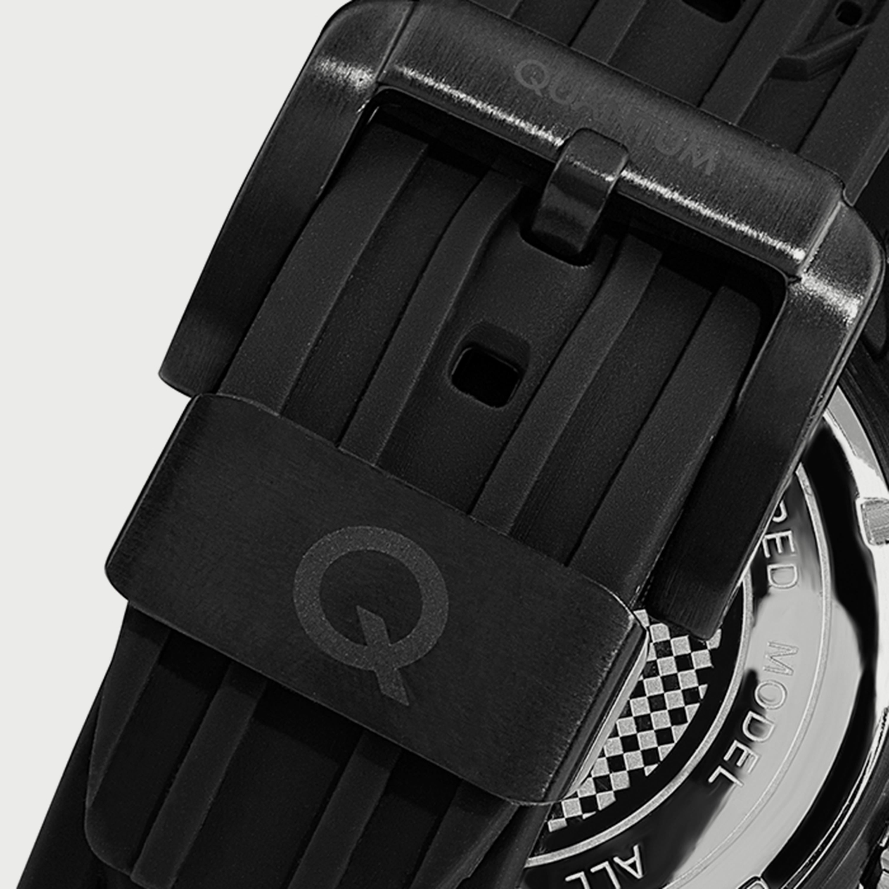 Quantum Men's Black Chronograph Silicone Strap Watch HNG893.851-men-watchesandjewellery-watches-image-3