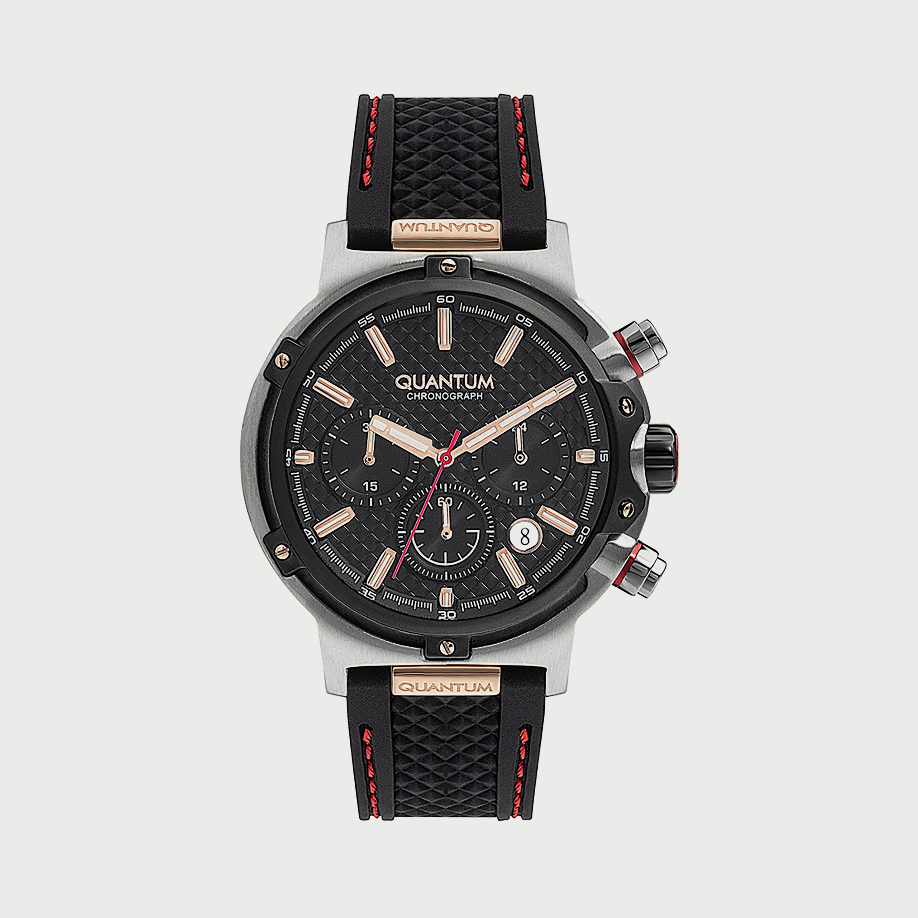 ساعة يد تناظرية فضية وذهبية بسوار ستانلس ستيل للنساء من أوماكس - 00JEX004N018-men-watchesandjewellery-watches-image-1