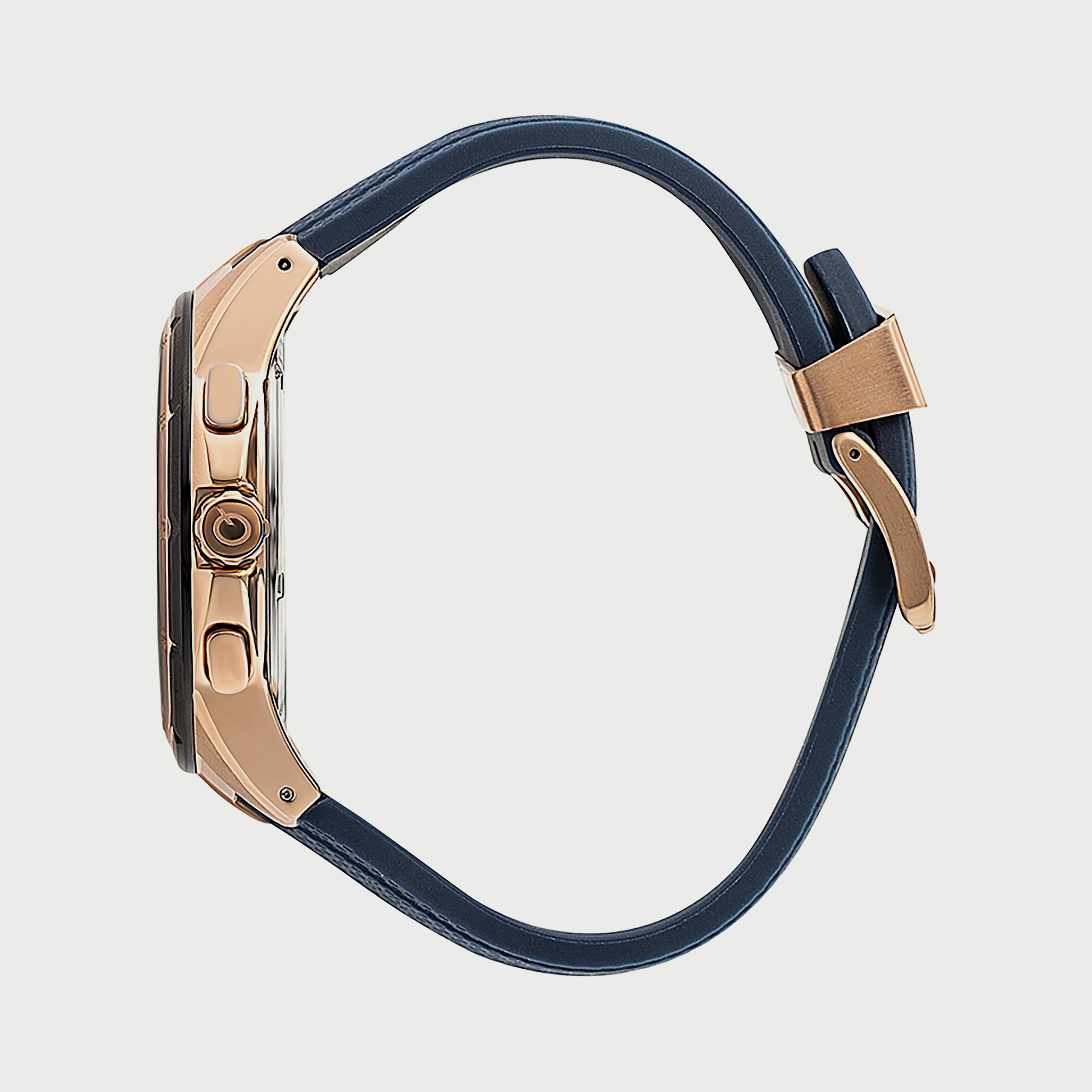  PWG953.069 ساعة للرجال من كوانتوم كرونوغراف بحزام سيليكون الأزرق-men-watchesandjewellery-watches-image-2