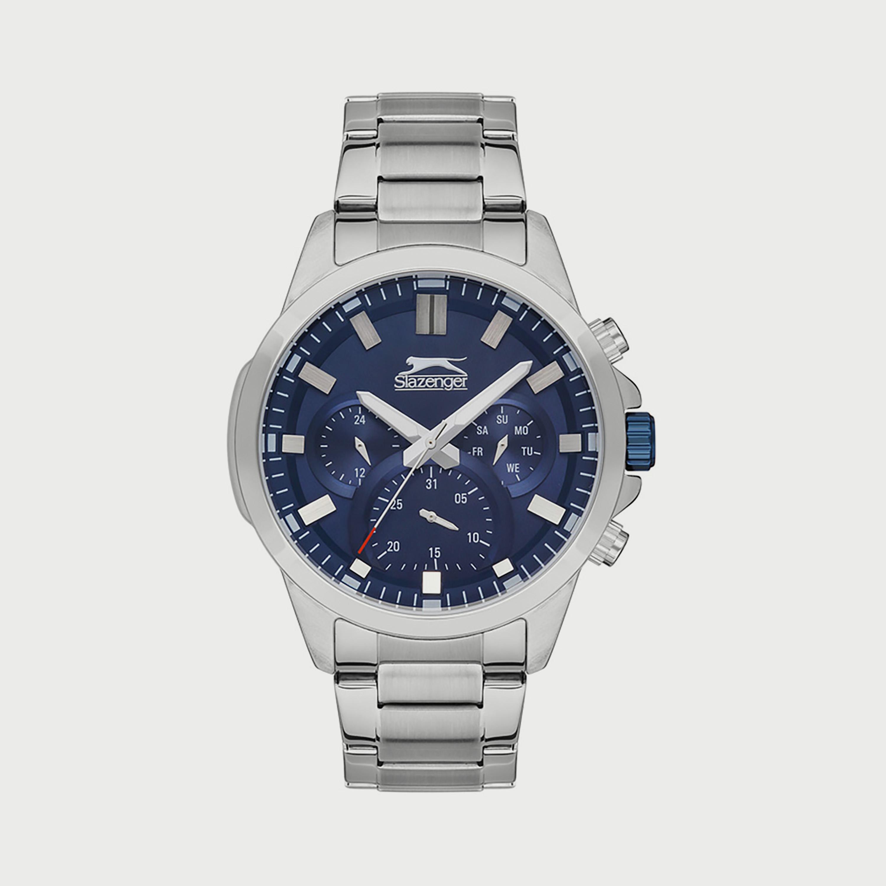  SL.9.6526.2.04 ساعة من سلازنجر للرجال كرونوغراف مزود بحزام من الستالس ستيل الفضي-men-watchesandjewellery-watches-image-1