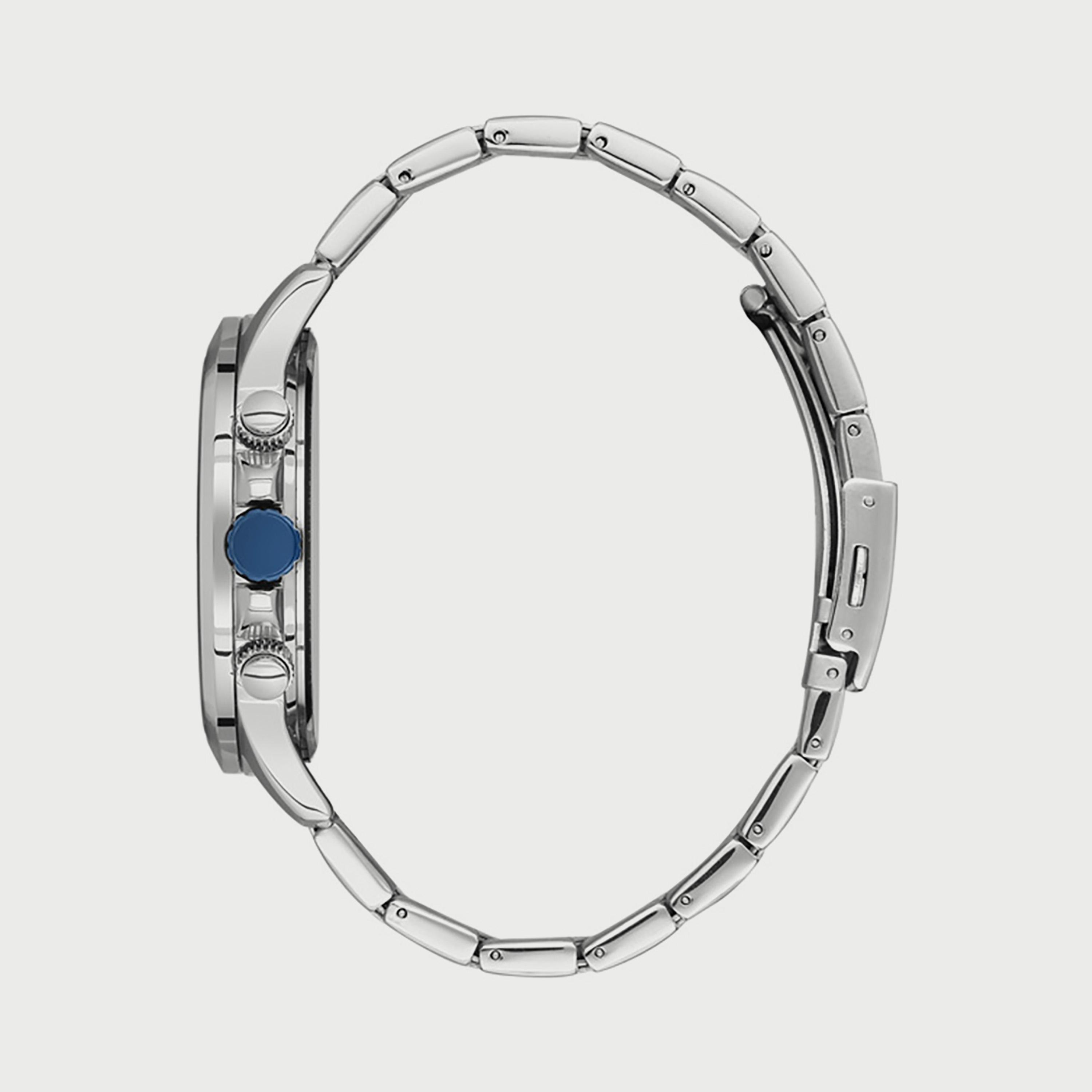  SL.9.6526.2.04 ساعة من سلازنجر للرجال كرونوغراف مزود بحزام من الستالس ستيل الفضي-men-watchesandjewellery-watches-image-2