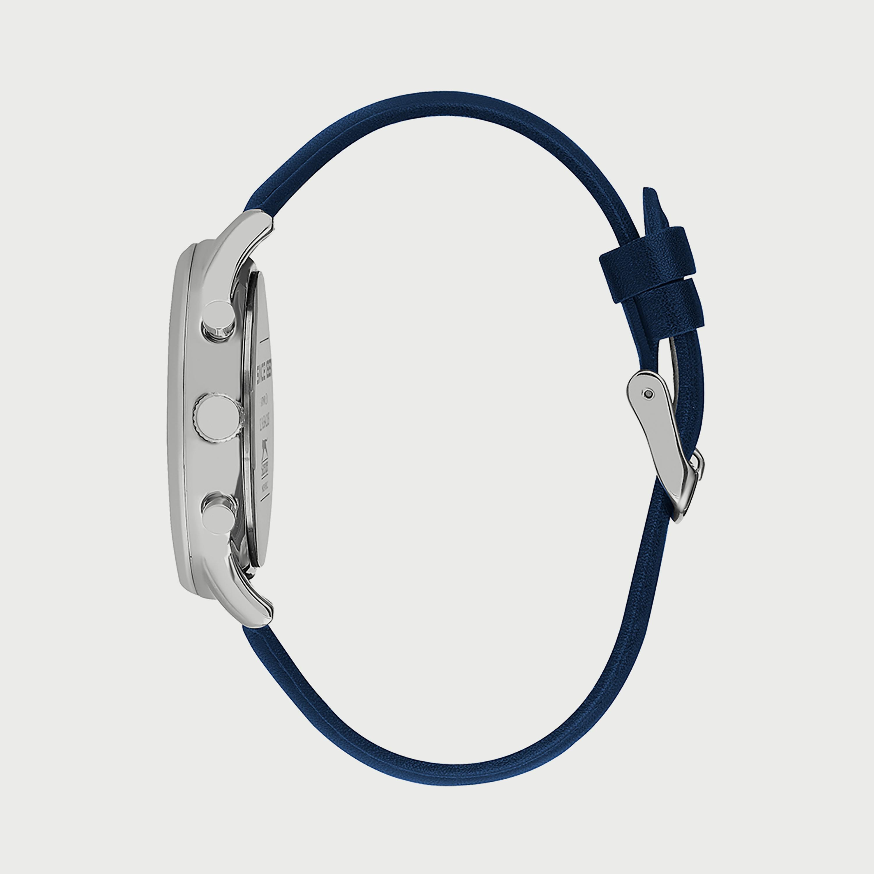 Slazenger Men's Blue Chronograph Leather Strap Watch SL.9.6564.2.01-men-watchesandjewellery-watches-image-2