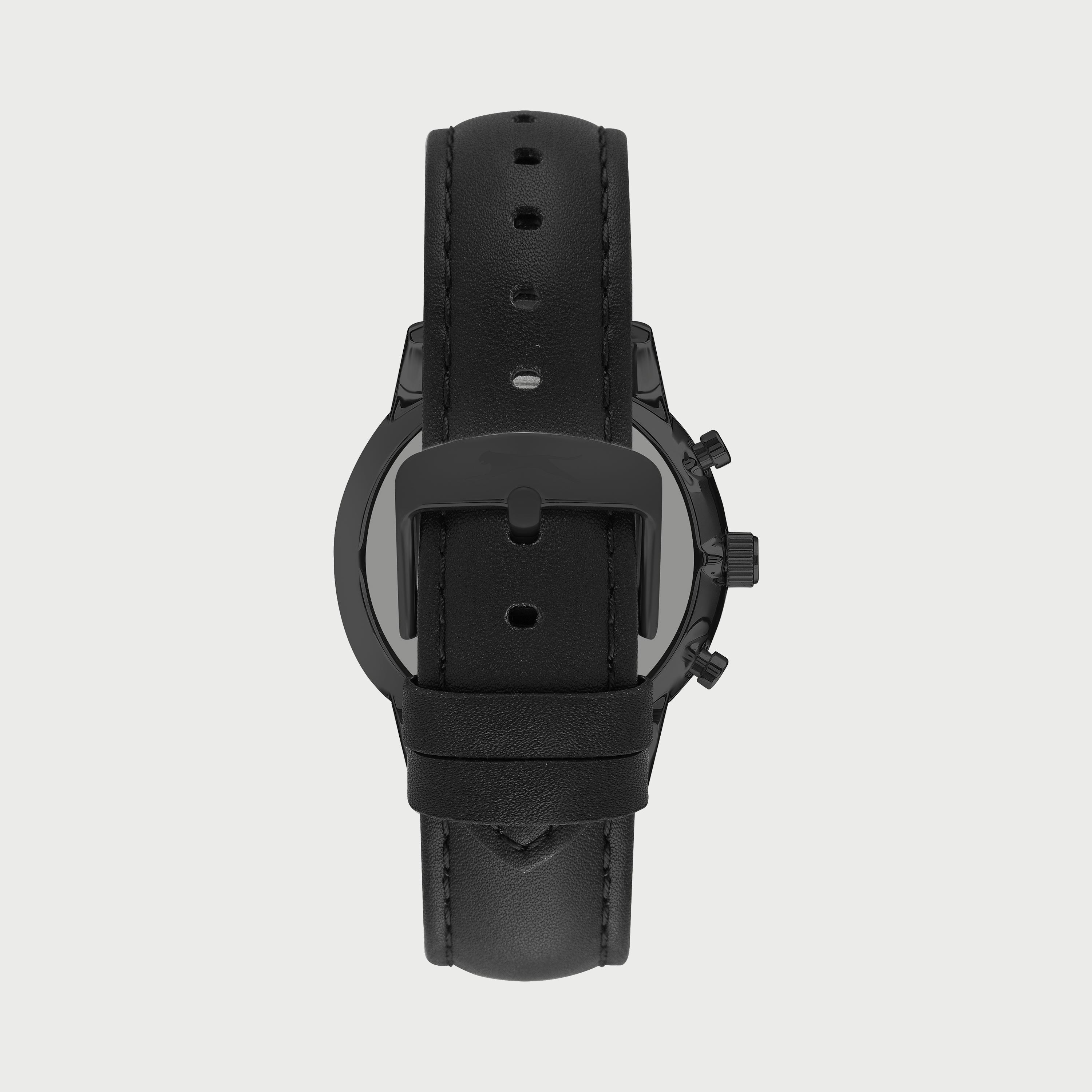 Slazenger Men's Black Chronograph Leather Strap Watch SL.9.6564.2.03-men-watchesandjewellery-watches-image-3