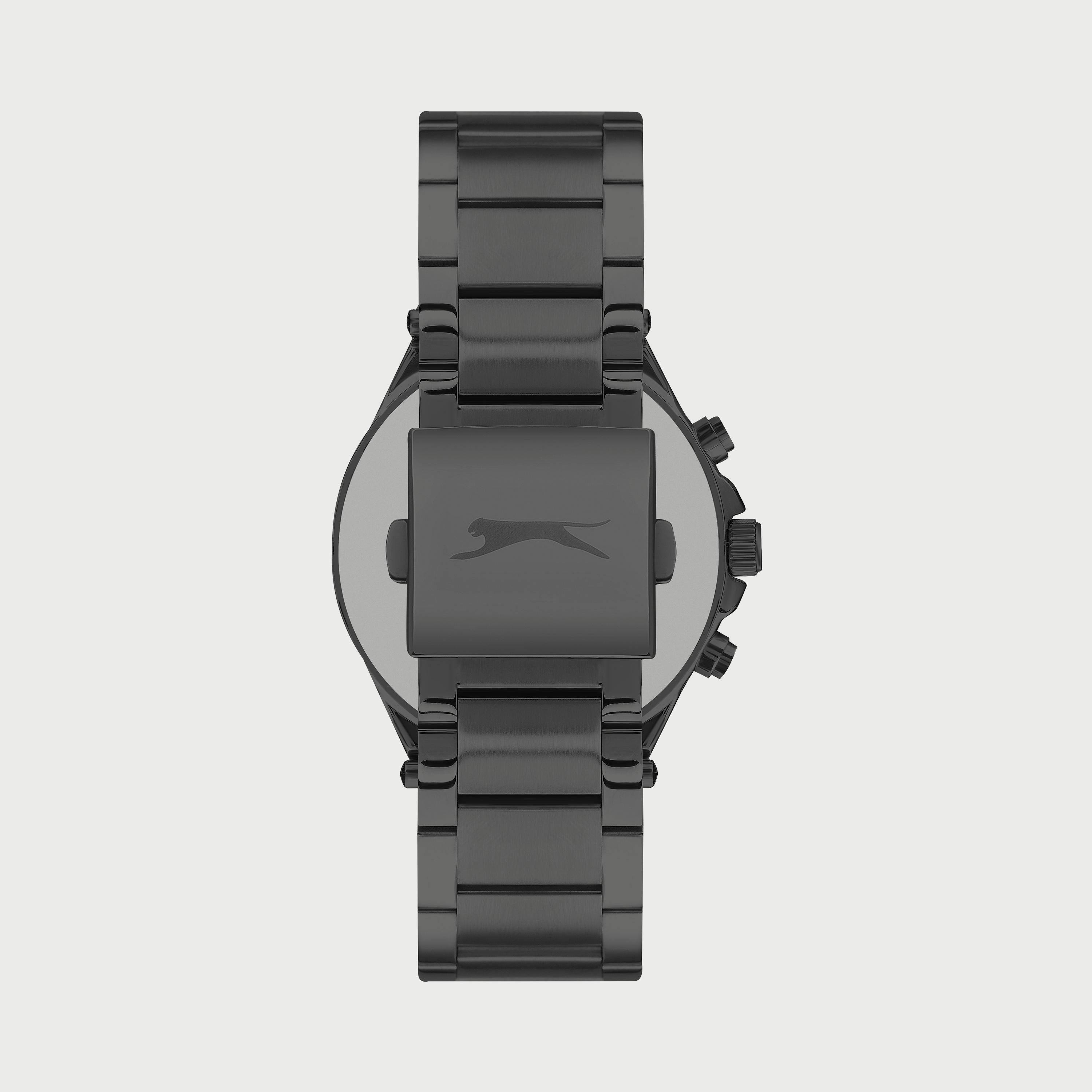 Slazenger Men's Gun Metal Chronograph Stainless Steel Strap Watch SL.9.6557.2.04-men-watchesandjewellery-watches-image-3