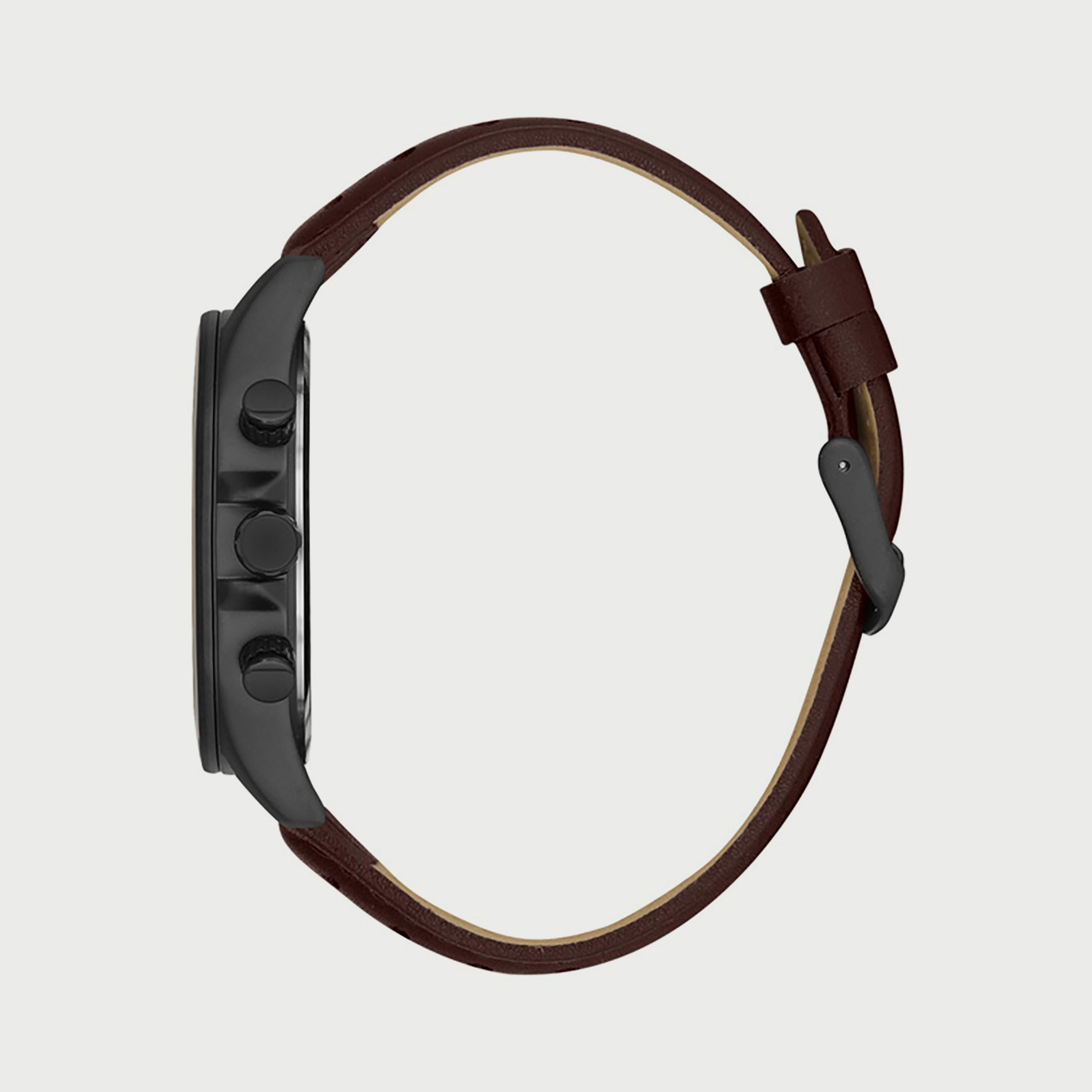 Slazenger Men's Brown Chronograph Leather Strap Watch SL.9.6519.2.03-men-watchesandjewellery-watches-image-2