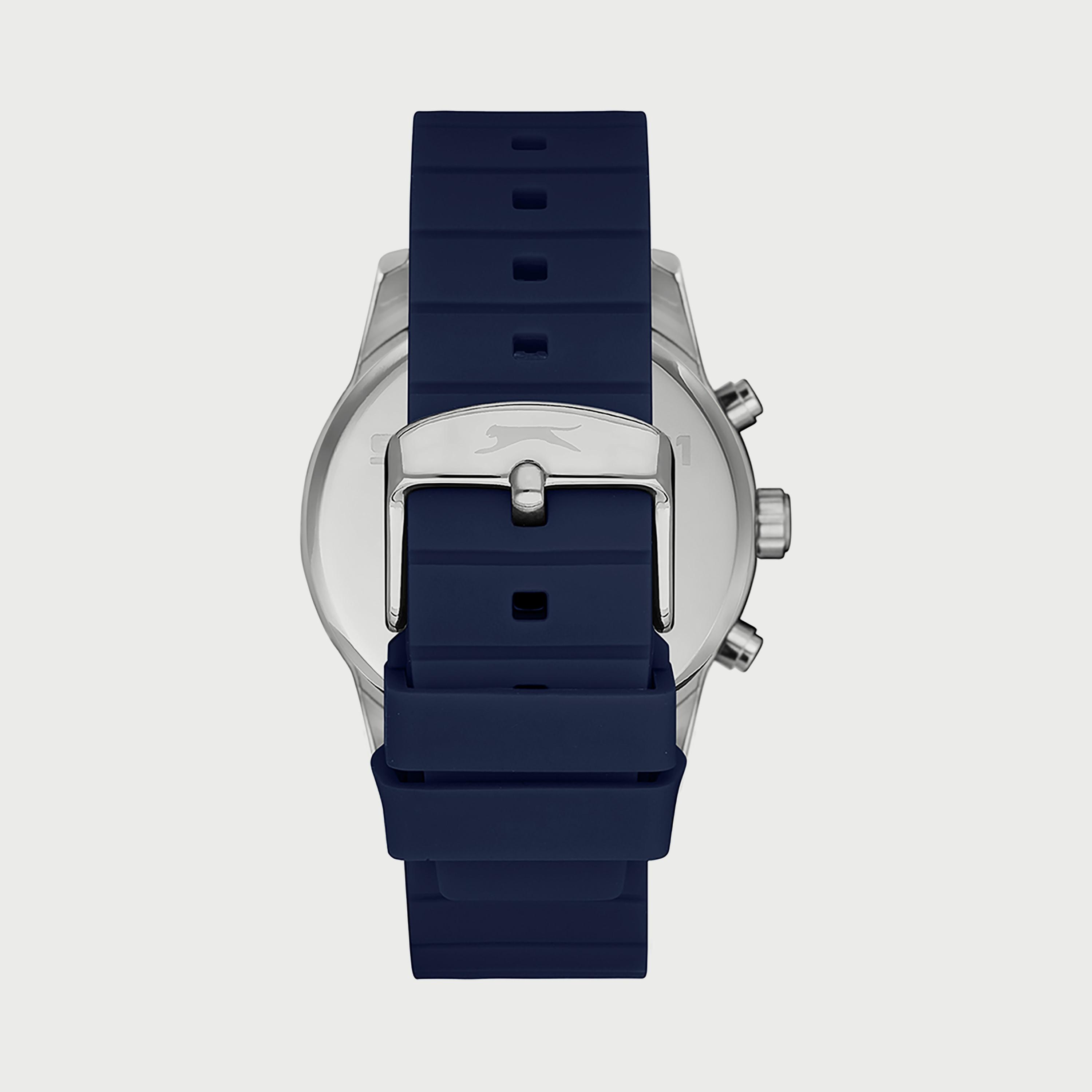  SL.9.6514.2.02 ساعة من سلازنجر للرجال مزود بسوار سيليكون كرونوغراف أزرق-men-watchesandjewellery-watches-image-3