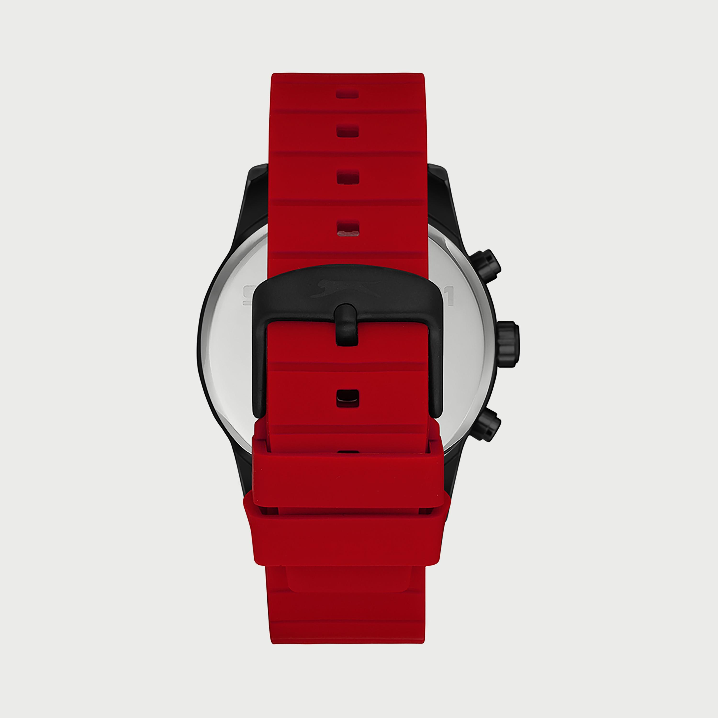 Slazenger Men's Red Chronograph Silicone Strap Watch SL.9.6514.2.03-men-watchesandjewellery-watches-image-3
