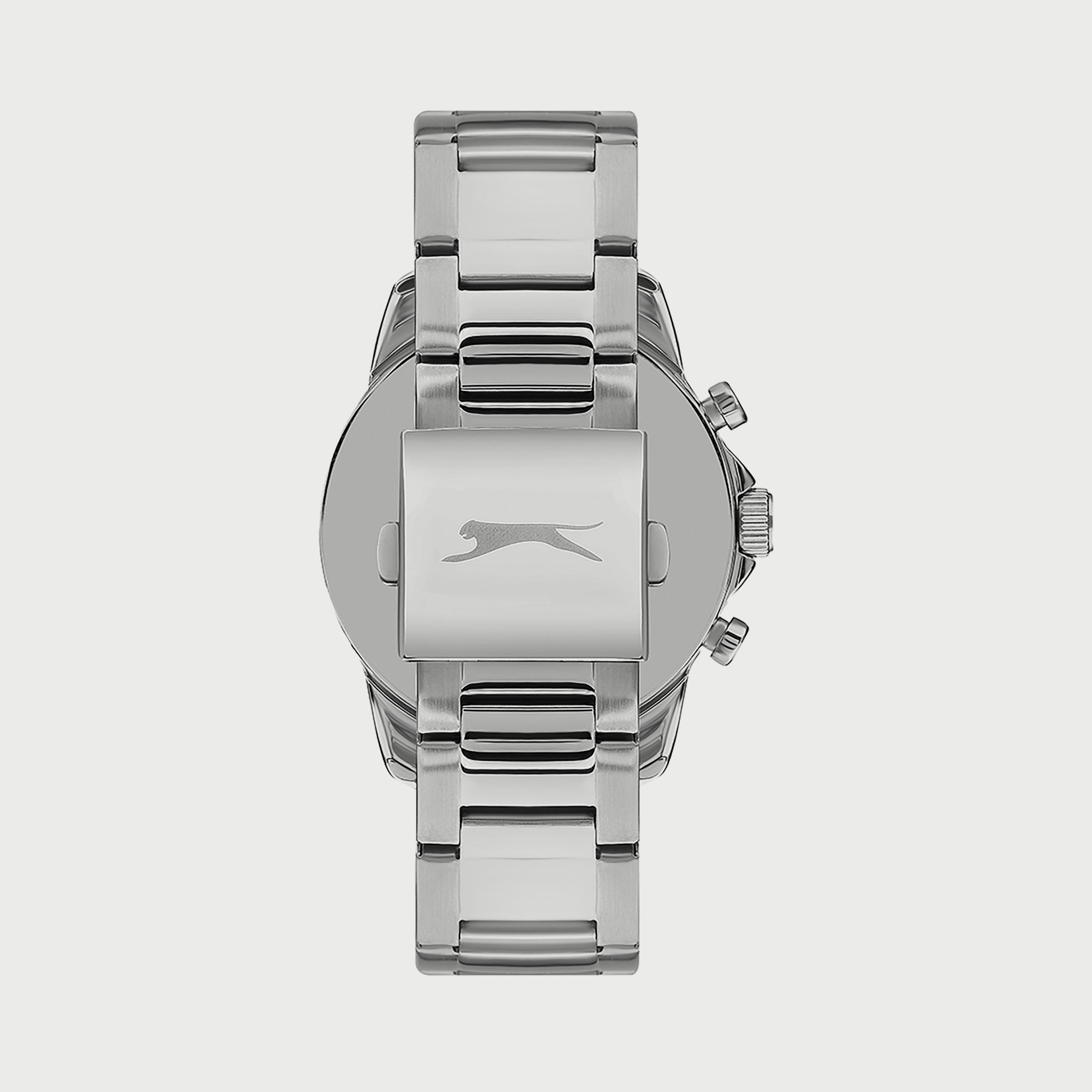  SL.9.6547.2.01 ساعة من سلازنجر للرجال كرونوغراف مزود بحزام من الستالس ستيل الفضي-men-watchesandjewellery-watches-image-3