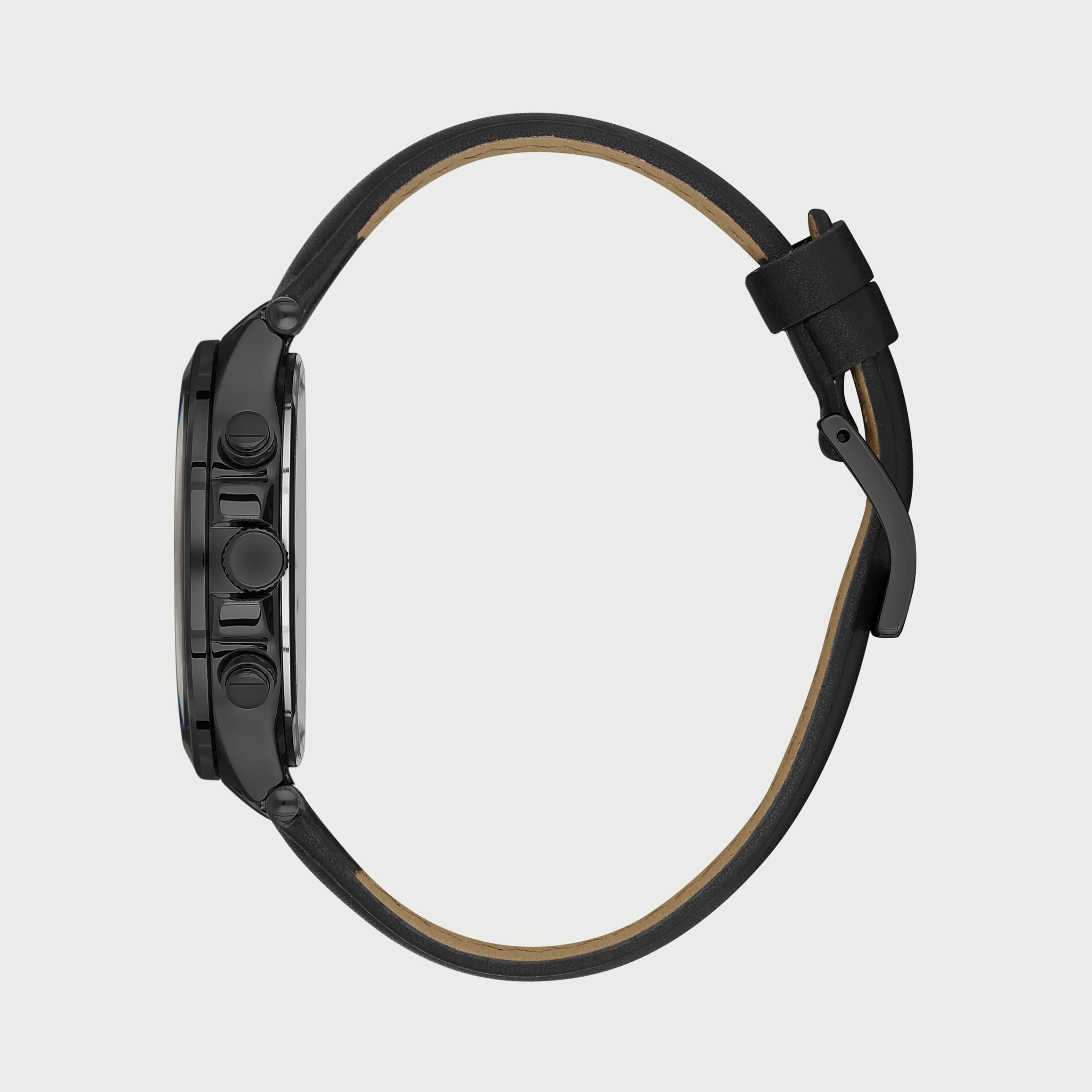  SL.9.6558.2.02 ساعة من سلازنجر للرجال مزود بحزام كرونوغراف جلدي باللون الأسود-men-watchesandjewellery-watches-image-2