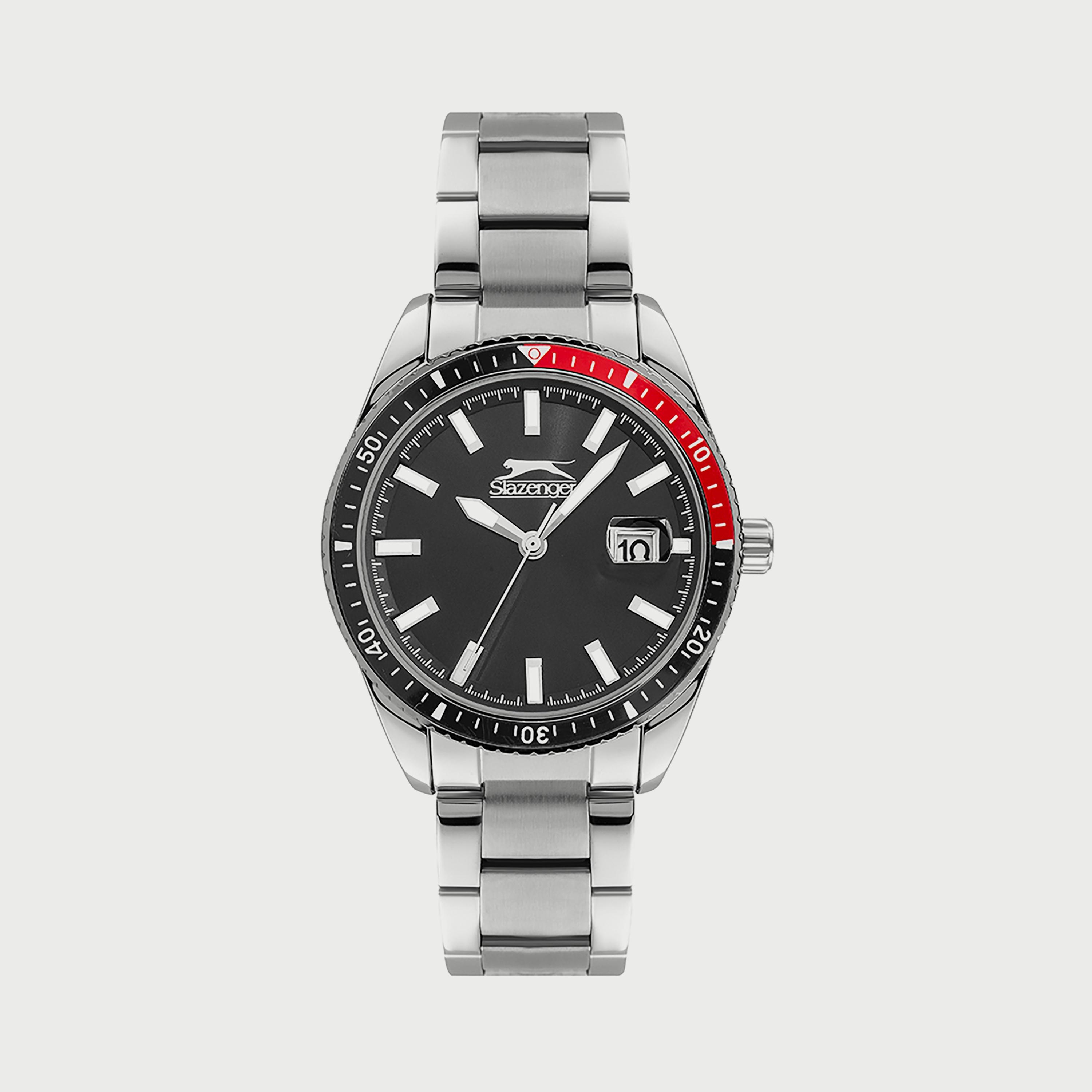 Slazenger Men's Silver Analog Stainless Steel Strap Watch SL.9.6515.1.04-men-watchesandjewellery-watches-image-1