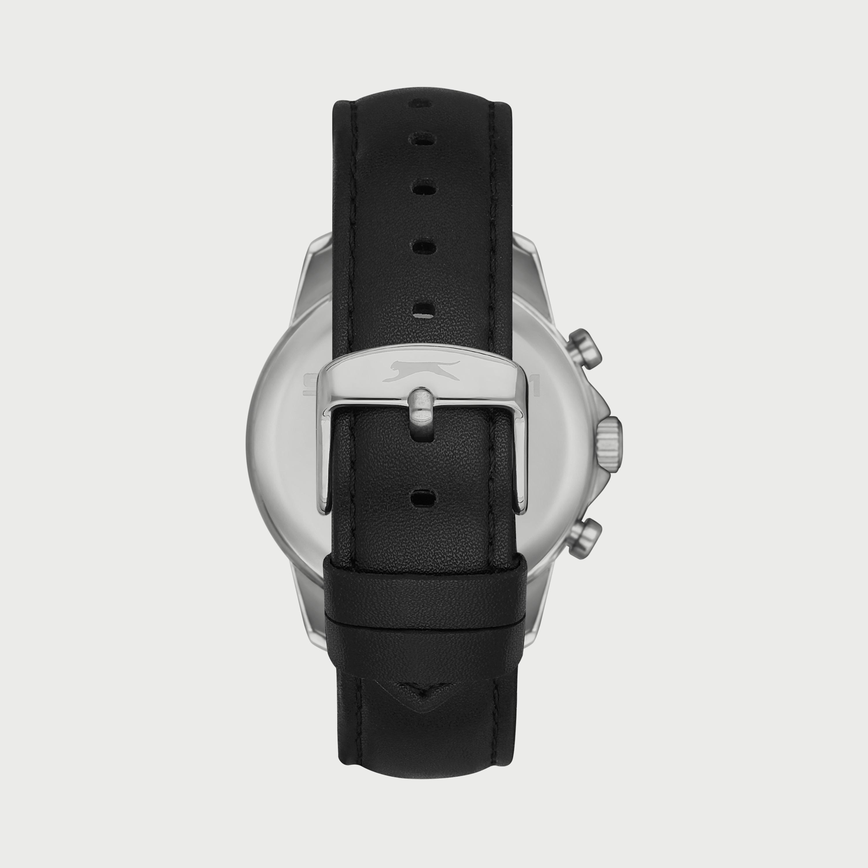 Slazenger Men's Black Chronograph Leather Strap Watch SL.9.6548.2.01-men-watchesandjewellery-watches-image-3
