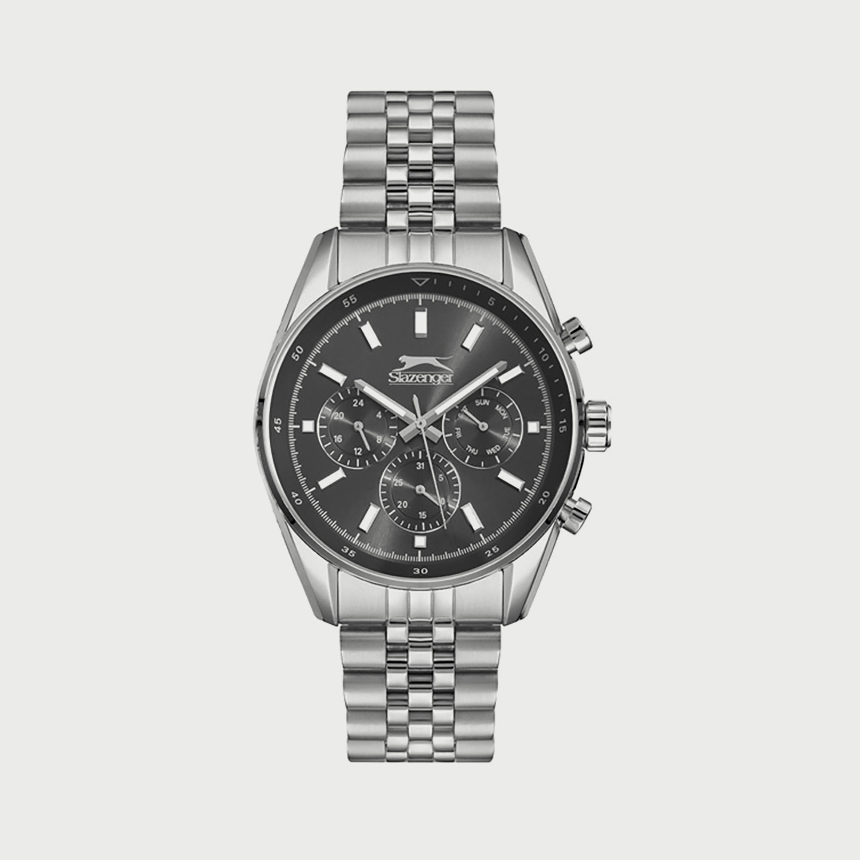  SL.9.6507.2.01 ساعة من سلازنجر للرجال كرونوغراف مزود بحزام من الستالس ستيل الفضي-men-watchesandjewellery-watches-image-1