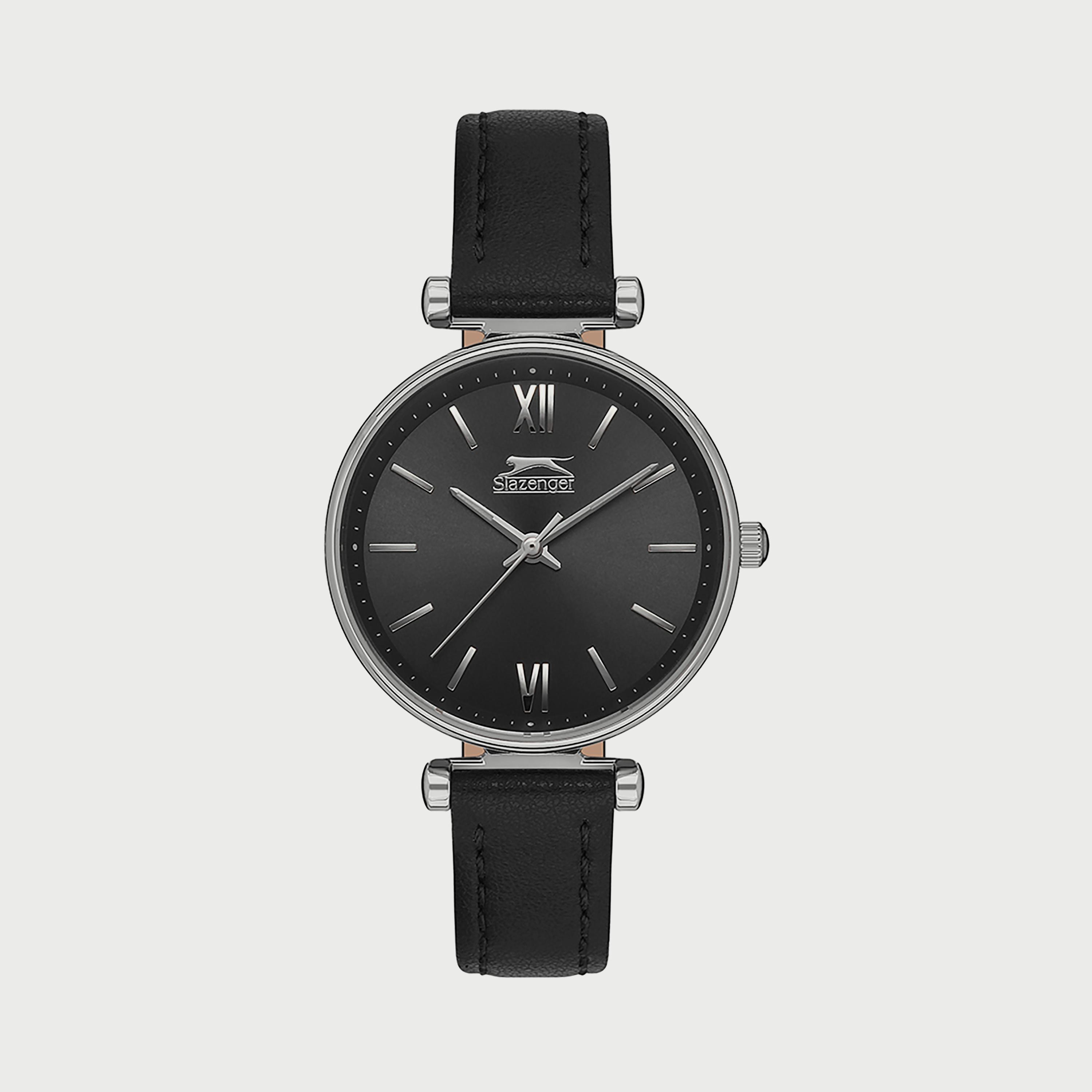  SL.9.6539.3.01 ساعة سلازنجر ذو أنالوج بسوار جلدي أسود للنساء-women-watchesandjewellery-watches-image-1