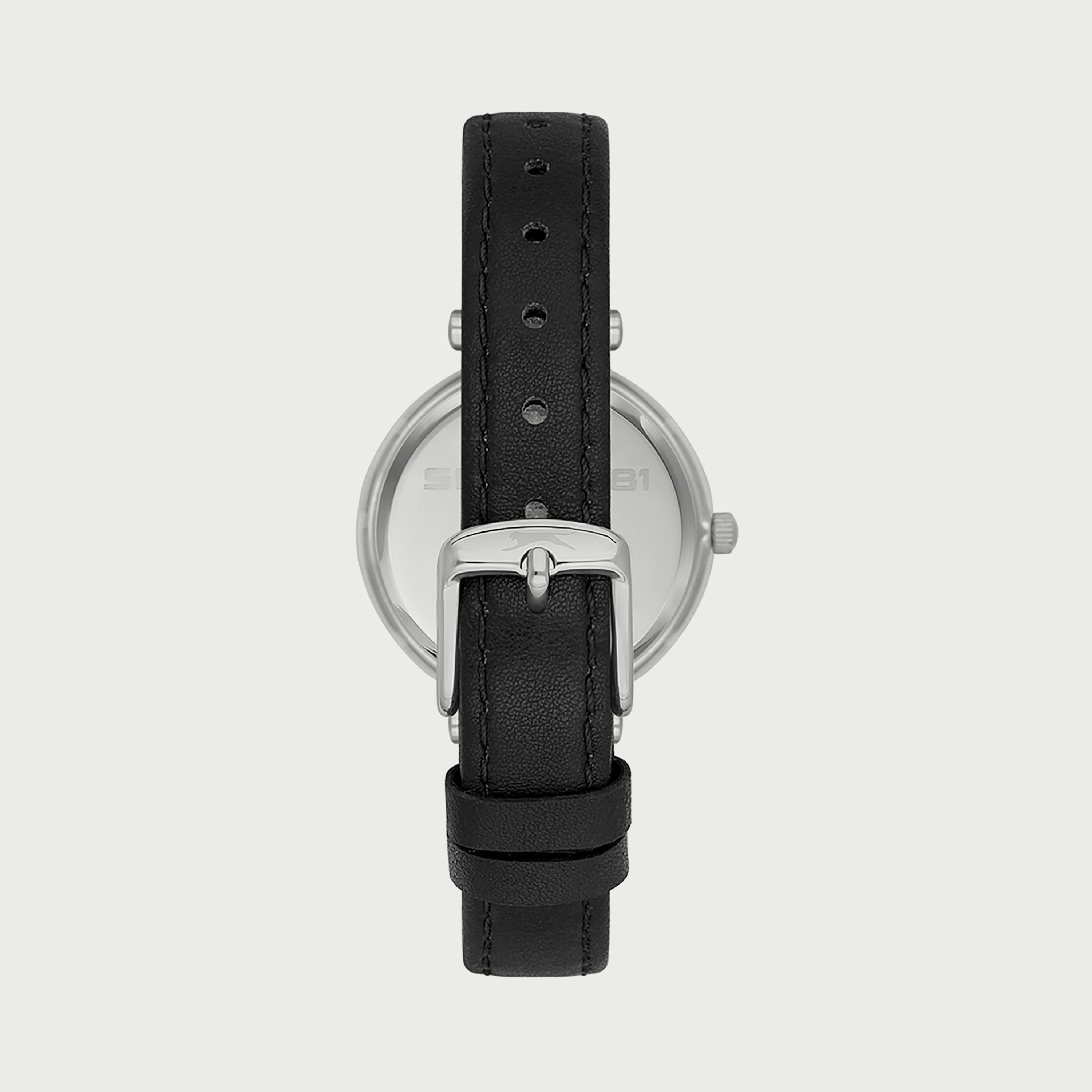  SL.9.6539.3.01 ساعة سلازنجر ذو أنالوج بسوار جلدي أسود للنساء-women-watchesandjewellery-watches-image-3