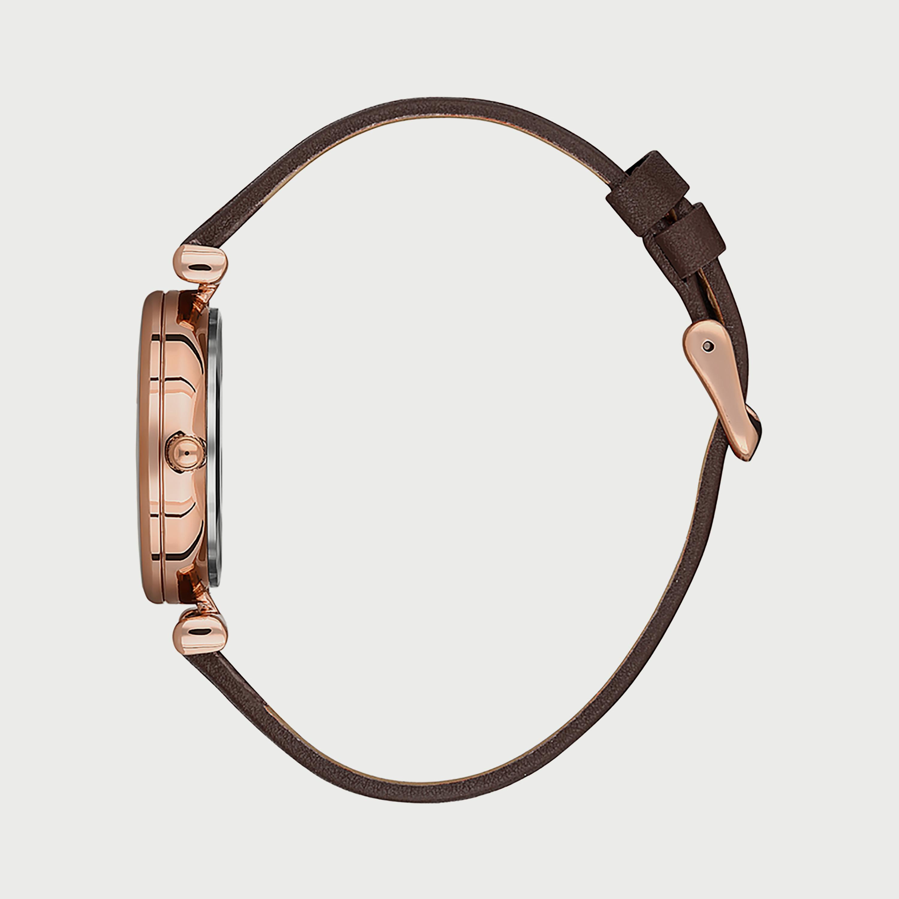 Slazenger Women's Brown Analog Leather Strap Watch SL.9.6539.3.03 | 31 MM-women-watchesandjewellery-watches-image-2
