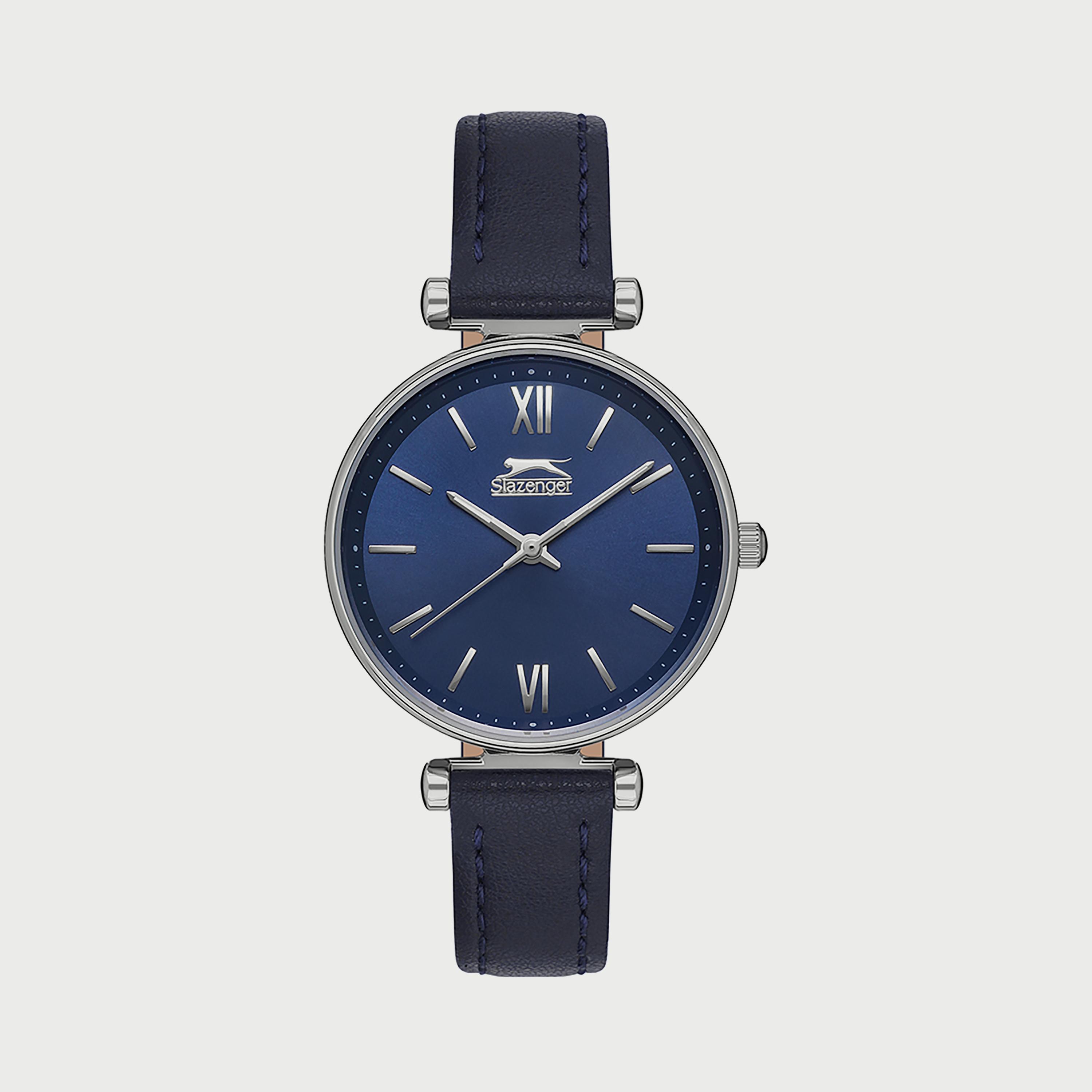  SL.9.6539.3.04 ساعة سلازنجر للنساء أنالوج مزود  بحزام جلدي الأزرق-women-watchesandjewellery-watches-image-1