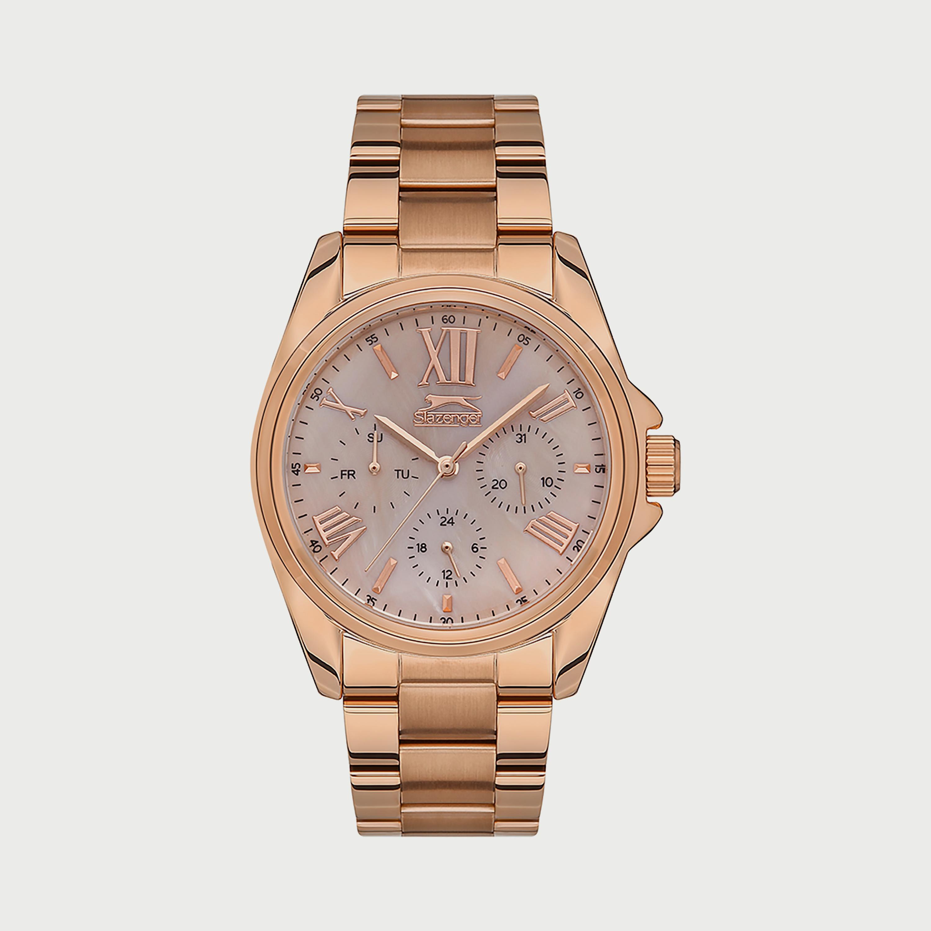 Slazenger Women's Rose Gold Analog Stainless Steel Strap Watch SL.9.6542.4.02-women-watchesandjewellery-watches-image-1
