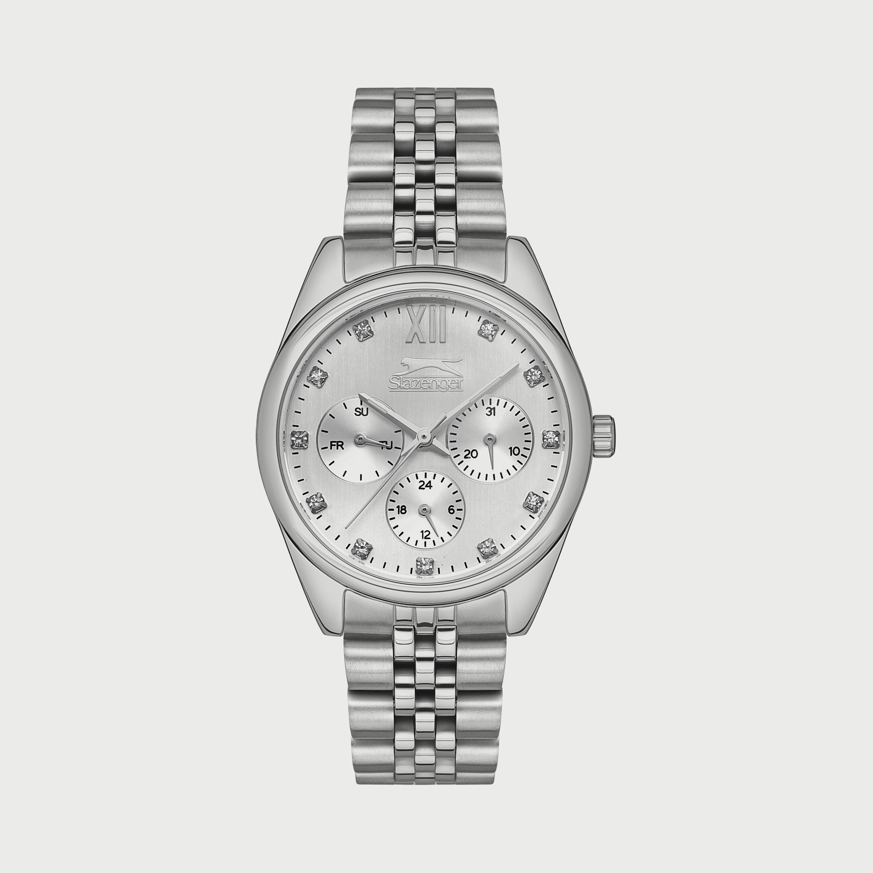  SL.9.6541.4.01 ساعة من سلازنجر للنساء أنالوج مزود بحزام من الستالس ستيل الفضي-women-watchesandjewellery-watches-image-1