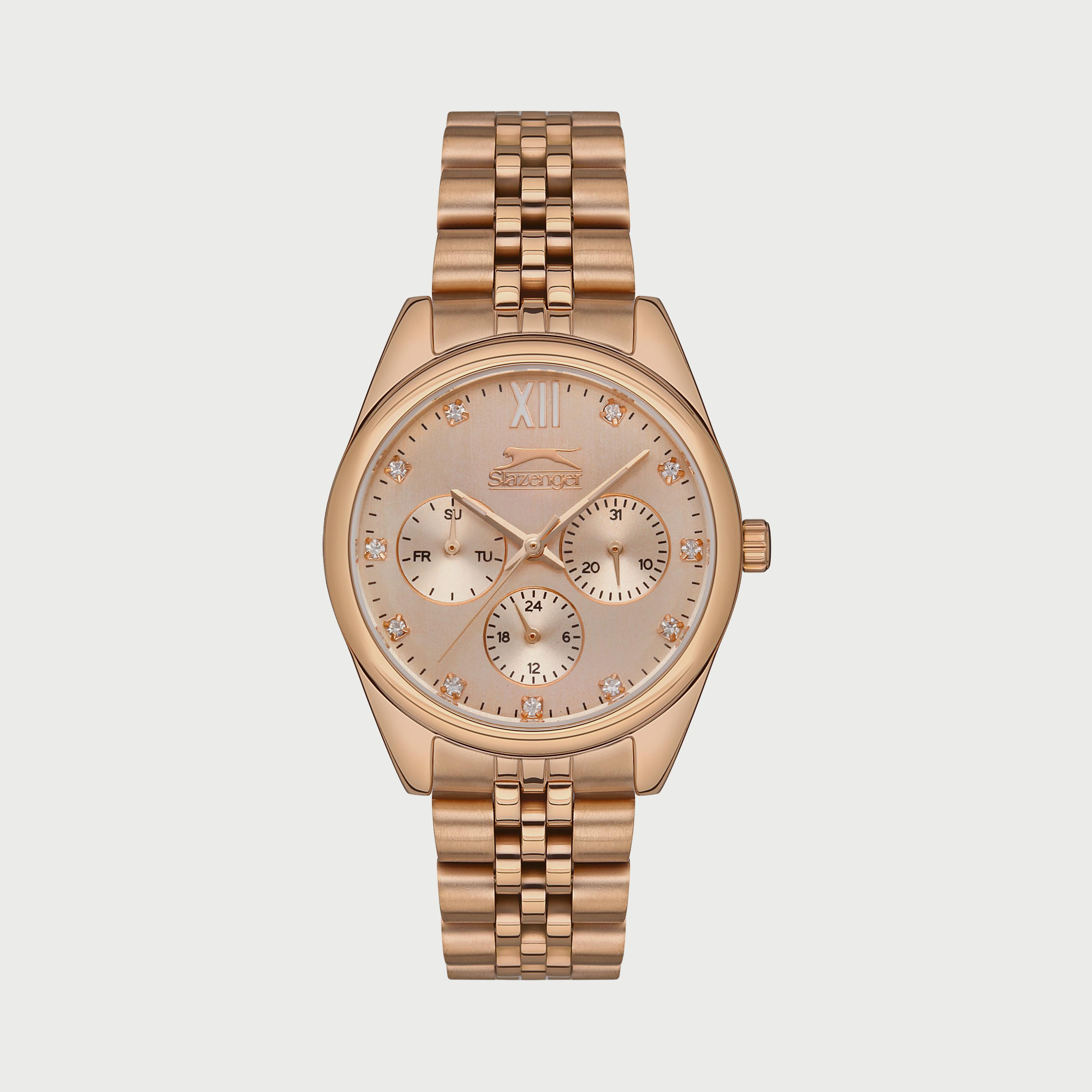 Slazenger Women's Rose Gold Analog Stainless Steel Strap Watch SL.9.6541.4.03-women-watchesandjewellery-watches-image-1