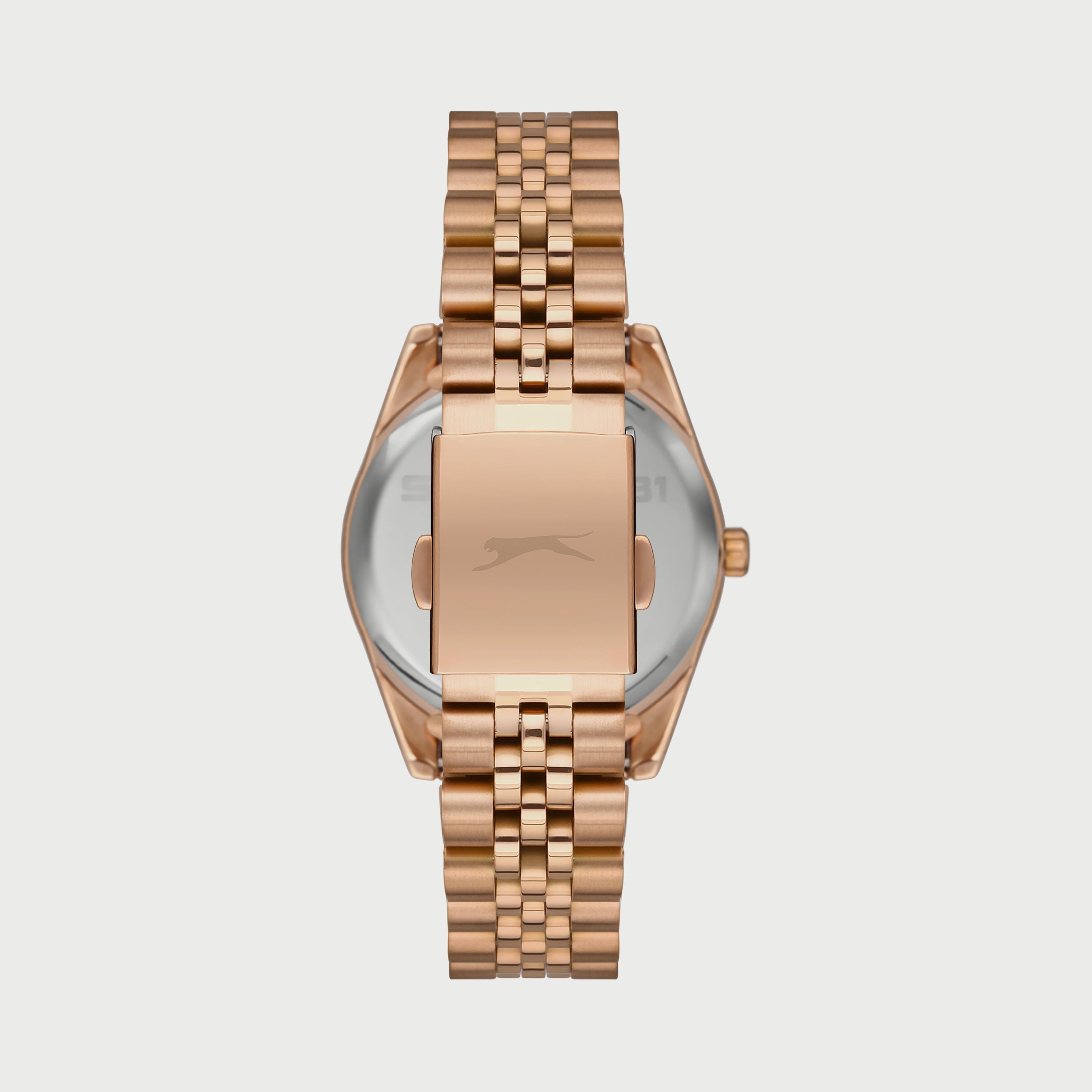 Slazenger Women's Rose Gold Analog Stainless Steel Strap Watch SL.9.6541.4.03-women-watchesandjewellery-watches-image-3