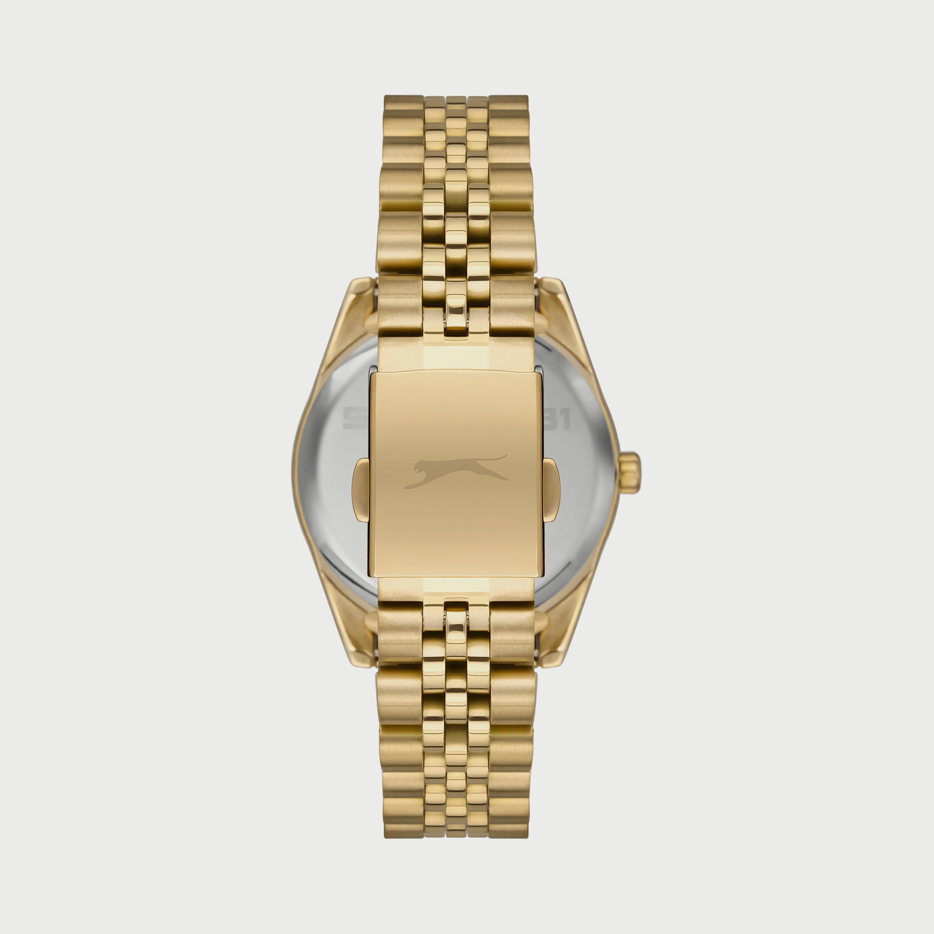 Slazenger Women's Gold Analog Stainless Steel Strap Watch SL.9.6541.4.05-women-watchesandjewellery-watches-image-3