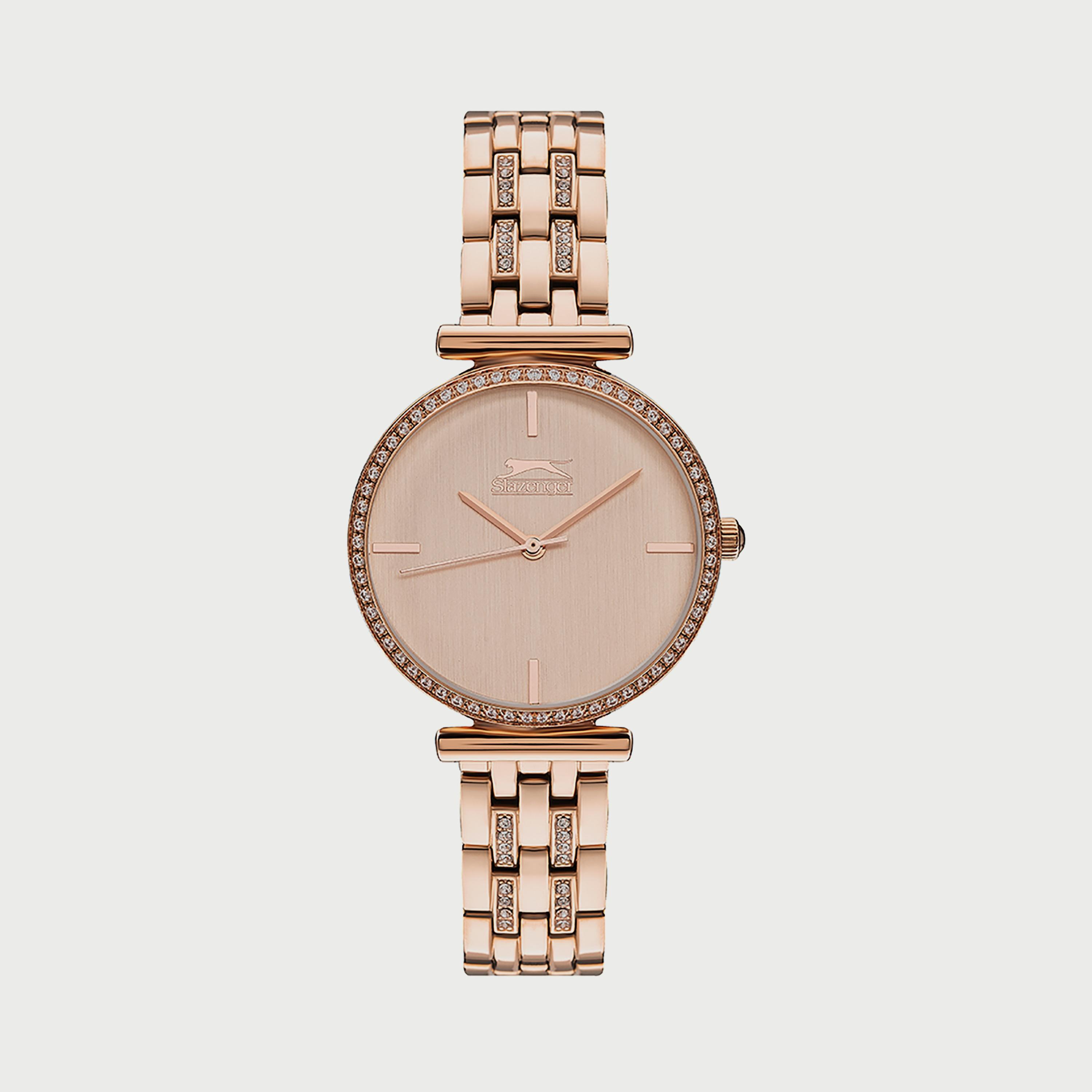 Slazenger Women's Rose Gold Analog Stainless Steel Strap Watch SL.9.6527.3.02-women-watchesandjewellery-watches-image-1