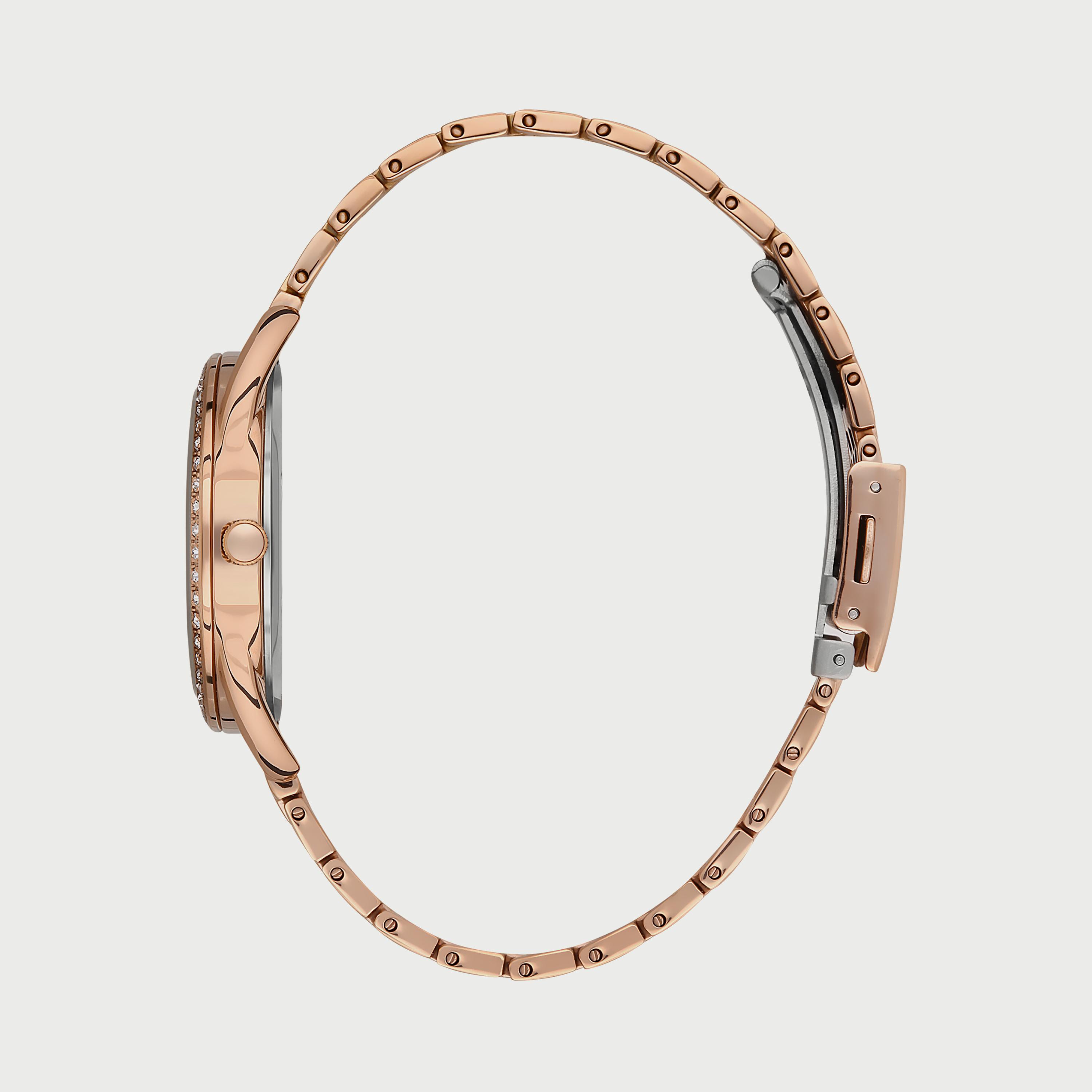 Slazenger Women's Rose Gold Analog Stainless Steel Strap Watch SL.9.6537.3.02-women-watchesandjewellery-watches-image-2