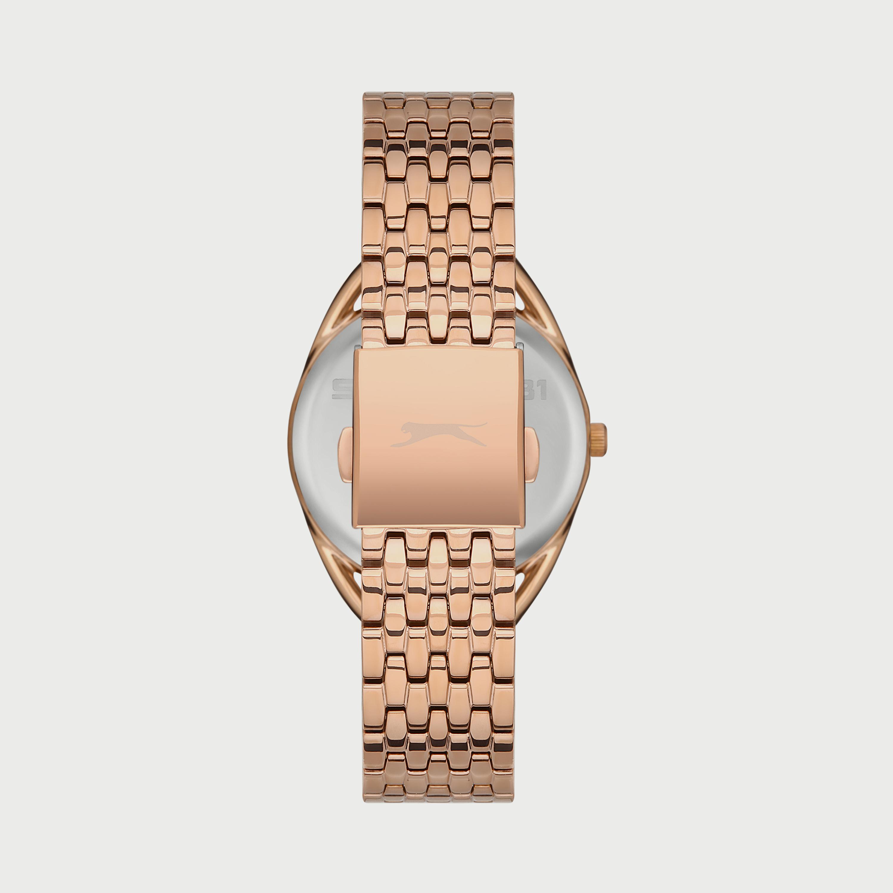 Slazenger Women's Rose Gold Analog Stainless Steel Strap Watch SL.9.6537.3.02-women-watchesandjewellery-watches-image-3