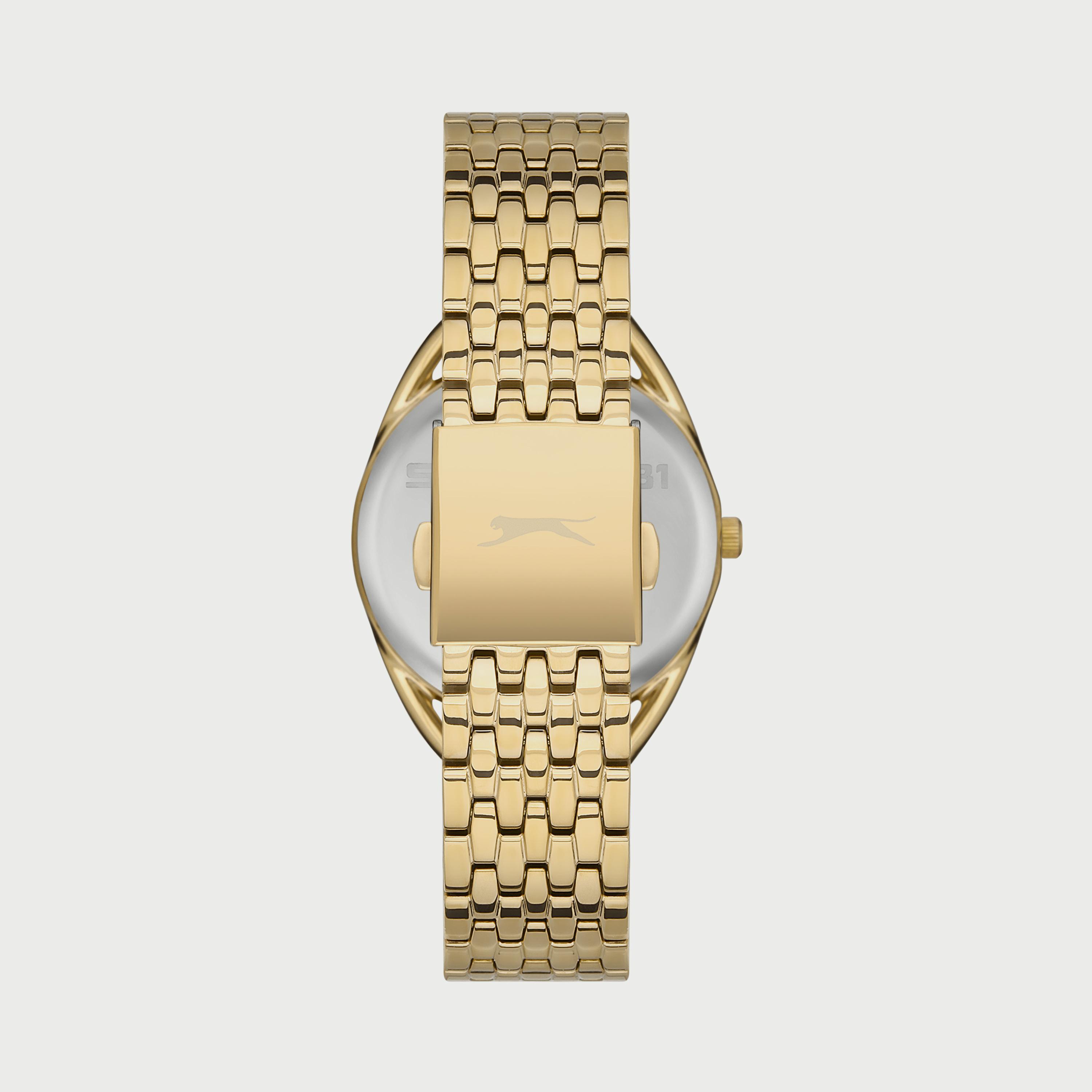 Slazenger Women's Gold Analog Stainless Steel Strap Watch SL.9.6537.3.03-women-watchesandjewellery-watches-image-3