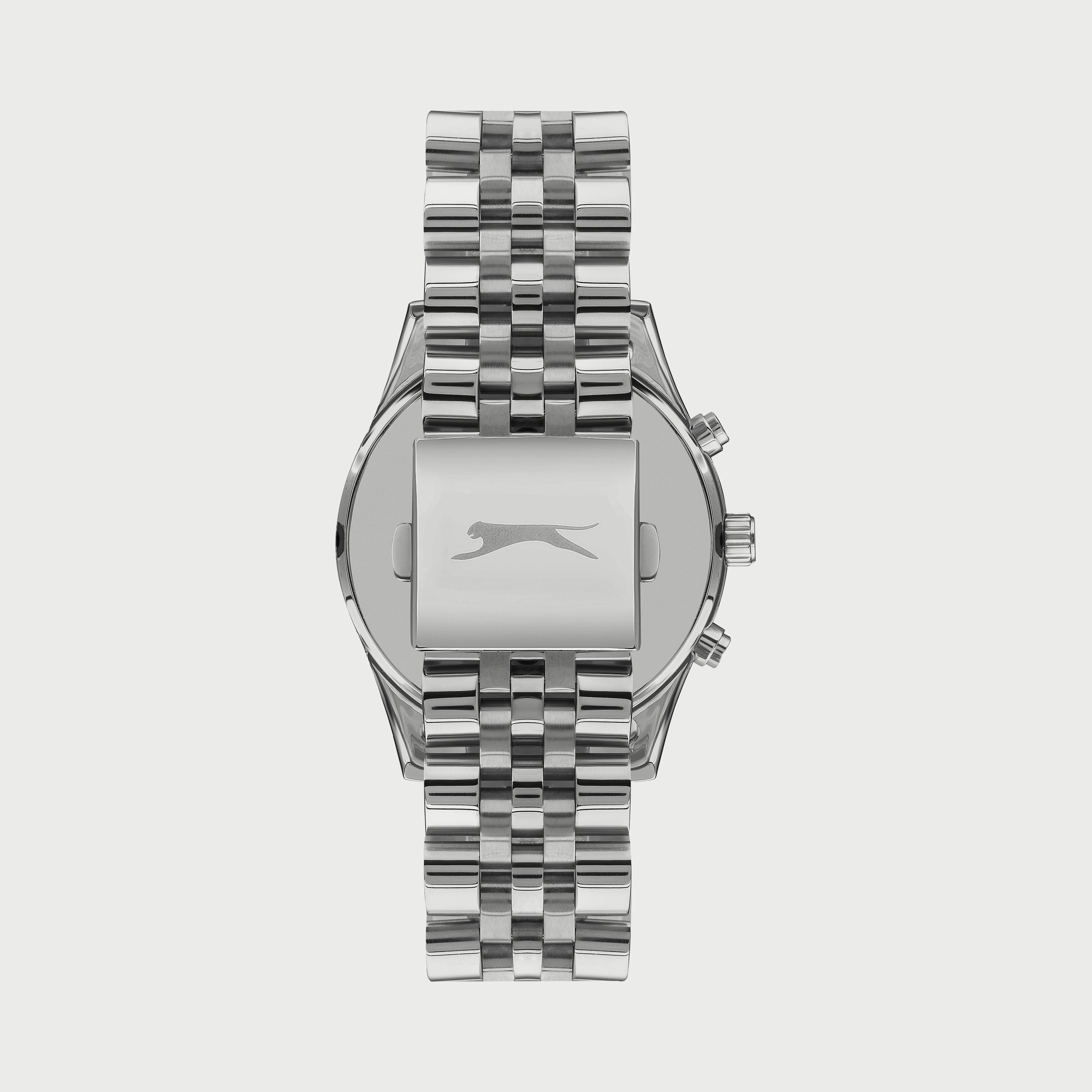 Slazenger Men's Silver Chronograph Stainless Steel Strap Watch SL.9.6555.2.03-men-watchesandjewellery-watches-image-3