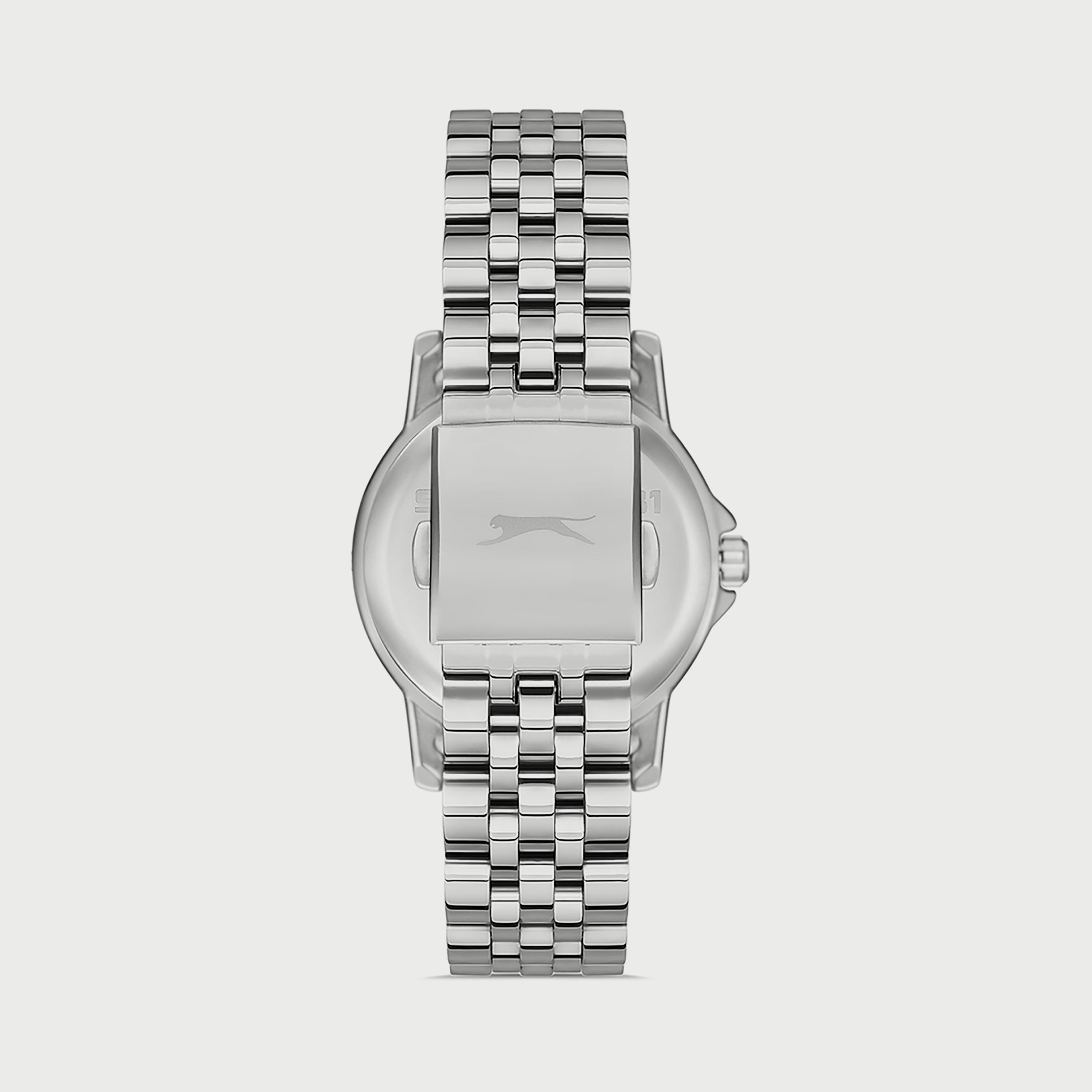  SL.9.6568.4.03 ساعة من سلازنجر للنساء أنالوج مزود بحزام من الستالس ستيل الفضي-women-watchesandjewellery-watches-image-3