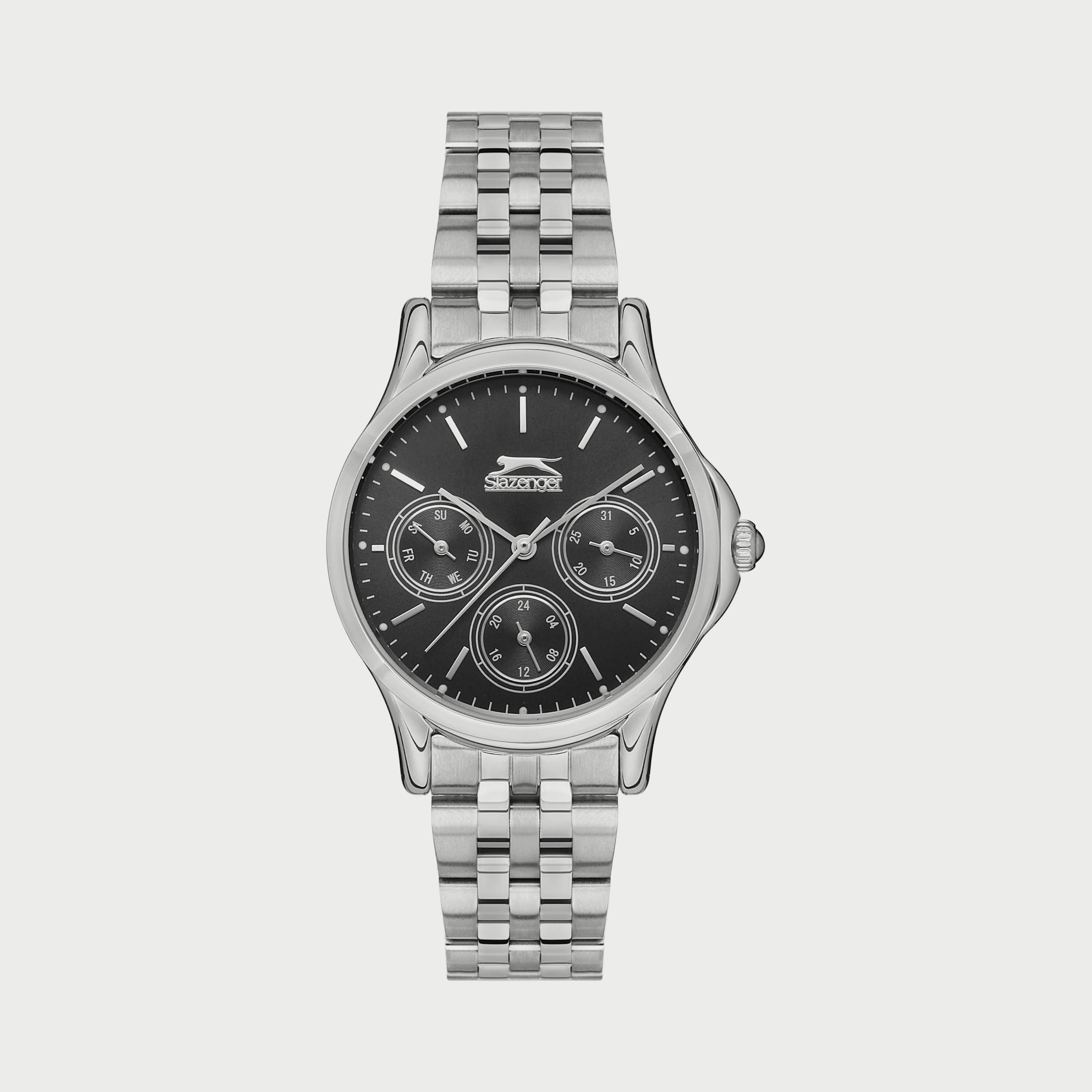 Slazenger Unisex Silver Analog Stainless Steel Strap Watch SL.9.6569.4.01-men-watchesandjewellery-watches-image-1