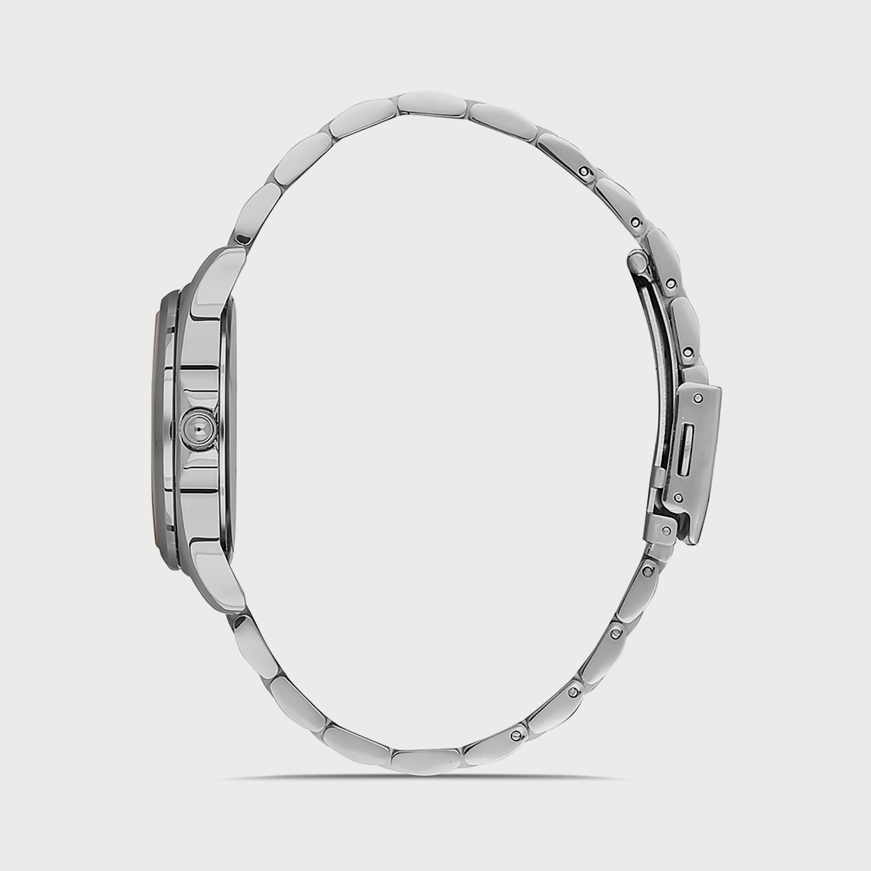 Slazenger Unisex Silver & Rose Gold Analog Stainless Steel Strap Watch SL.9.6569.4.02-men-watchesandjewellery-watches-image-2