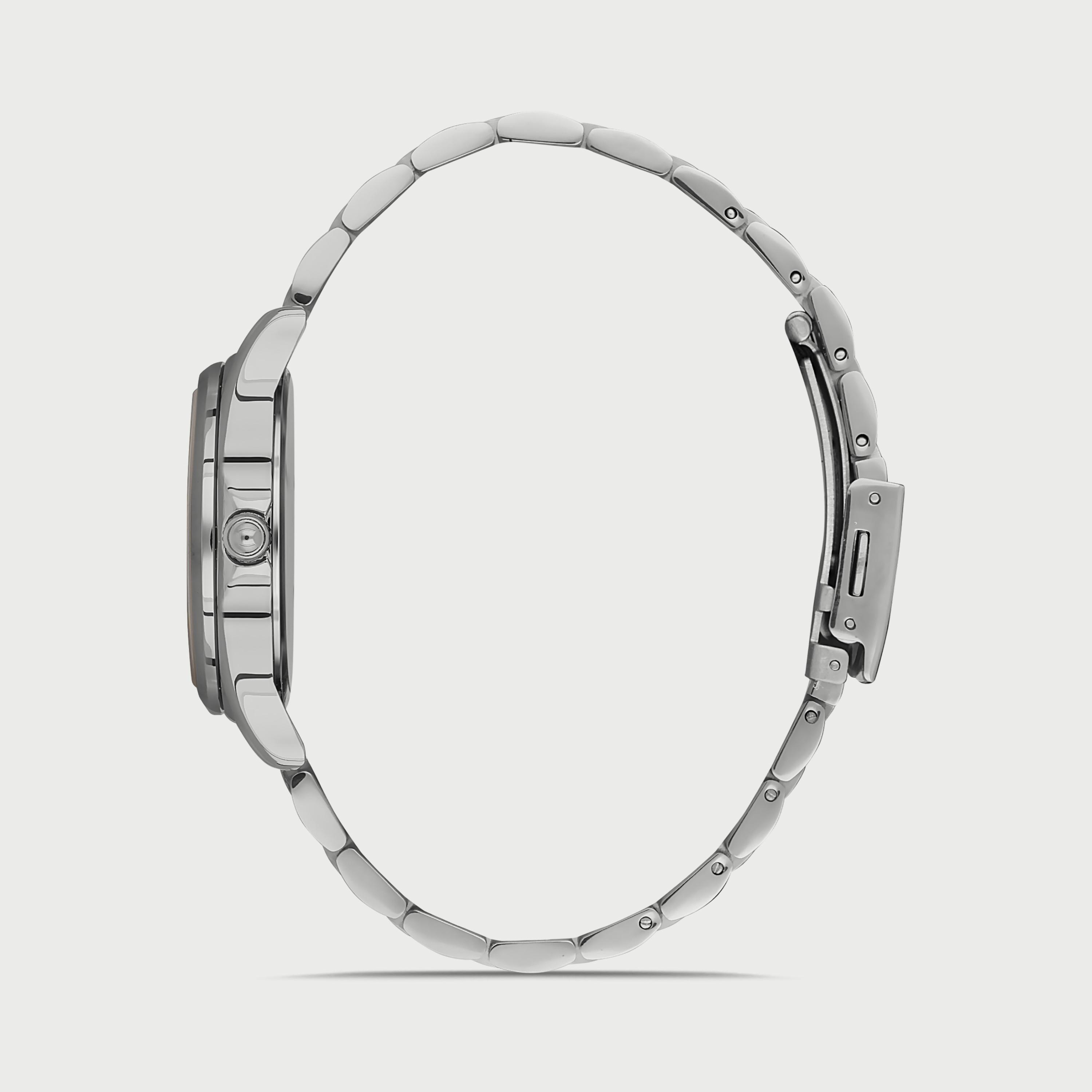  SL.9.6569.4.04 ساعة سلازنجرللجنسين أنالوج بحزام من الستانلس ستيل باللون الفضي-men-watchesandjewellery-watches-image-2