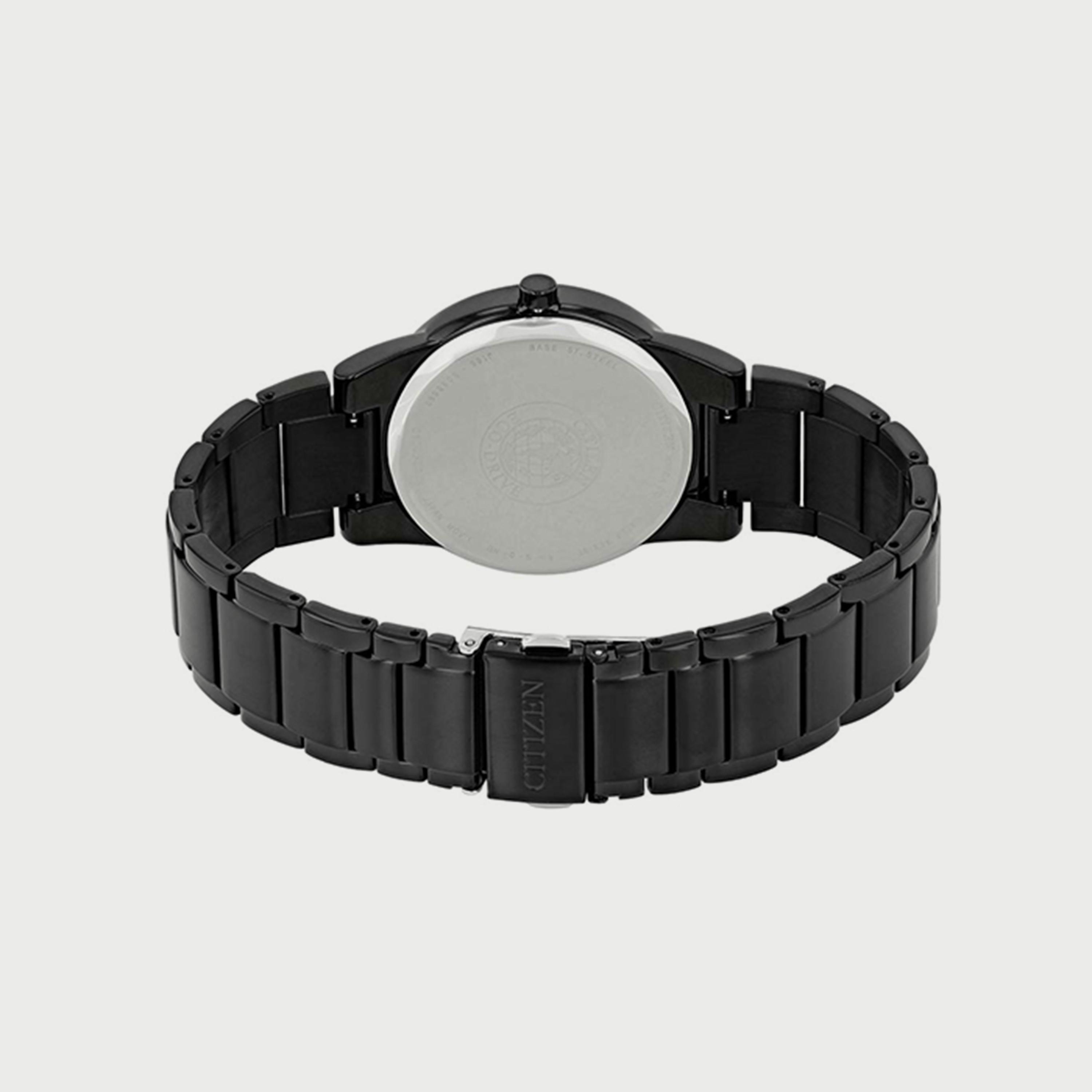 Citizen Eco-Drive Men's 40 MM Black Analog Stainless Steel Strap Watch AU1065-58E-men-watchesandjewellery-watches-image-3