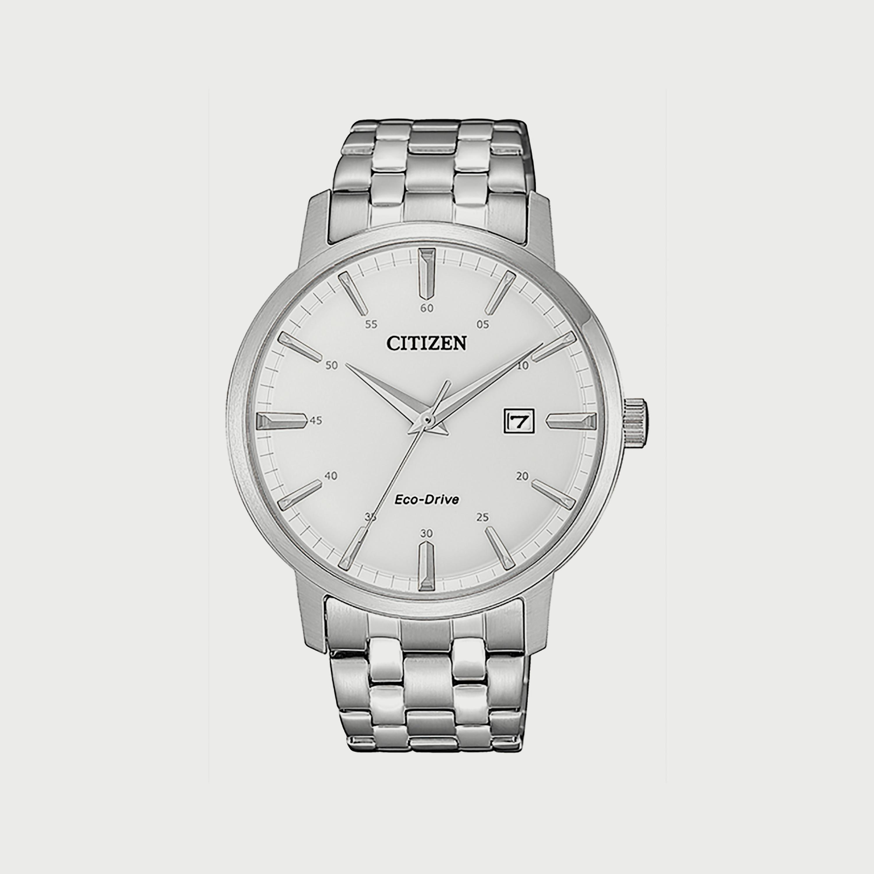  BM7460-88H ساعة سيتيزن ايكو درايف للرجال 40 ملم انالوج المزود بسوار الستانلس ستيل الفضي-men-watchesandjewellery-watches-image-1