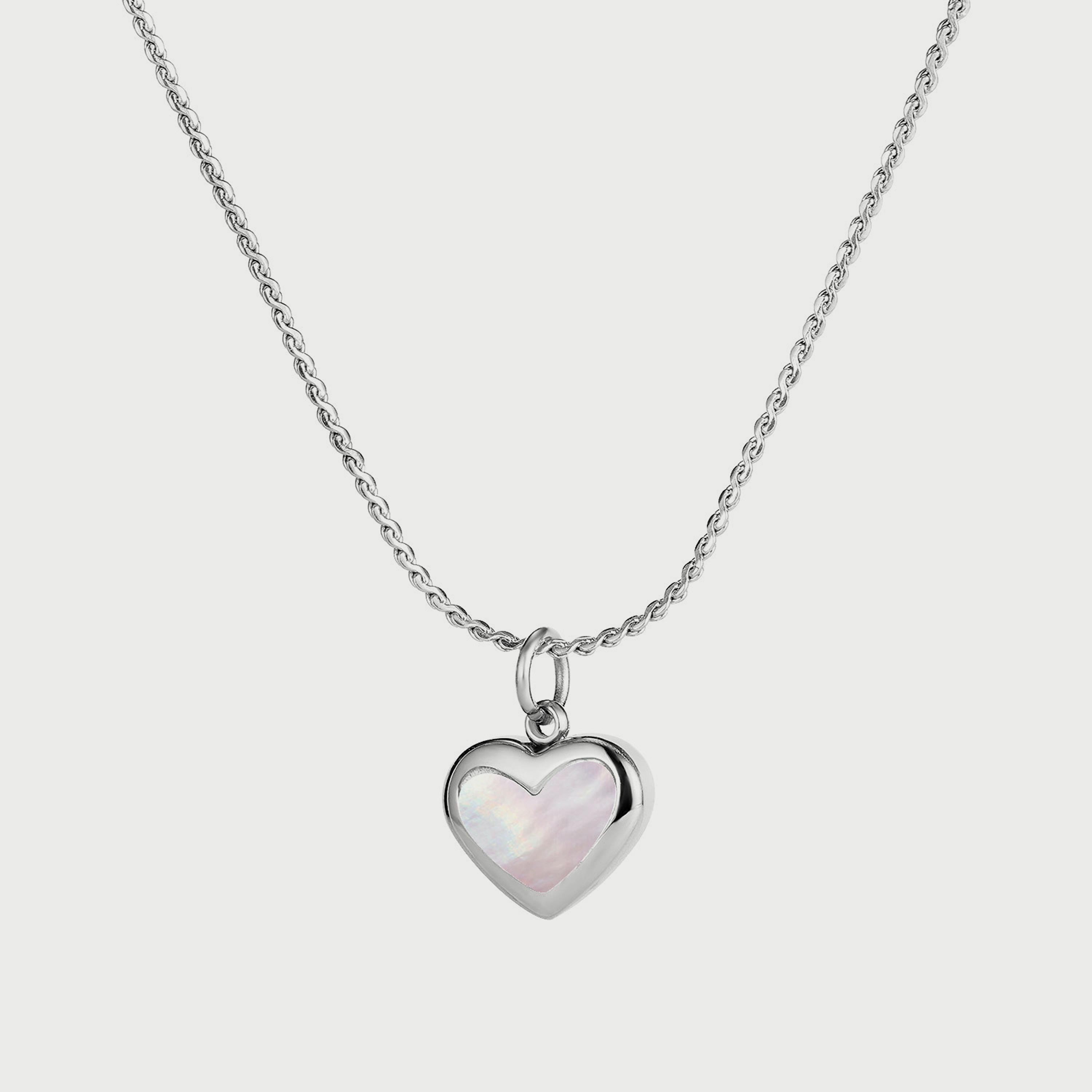 Lee Cooper Women's Silver Stainless Steel Shell Pendant Necklace LC.N.01001.320-women-watchesandjewellery-jewellery-necklacesandpendants-image-1