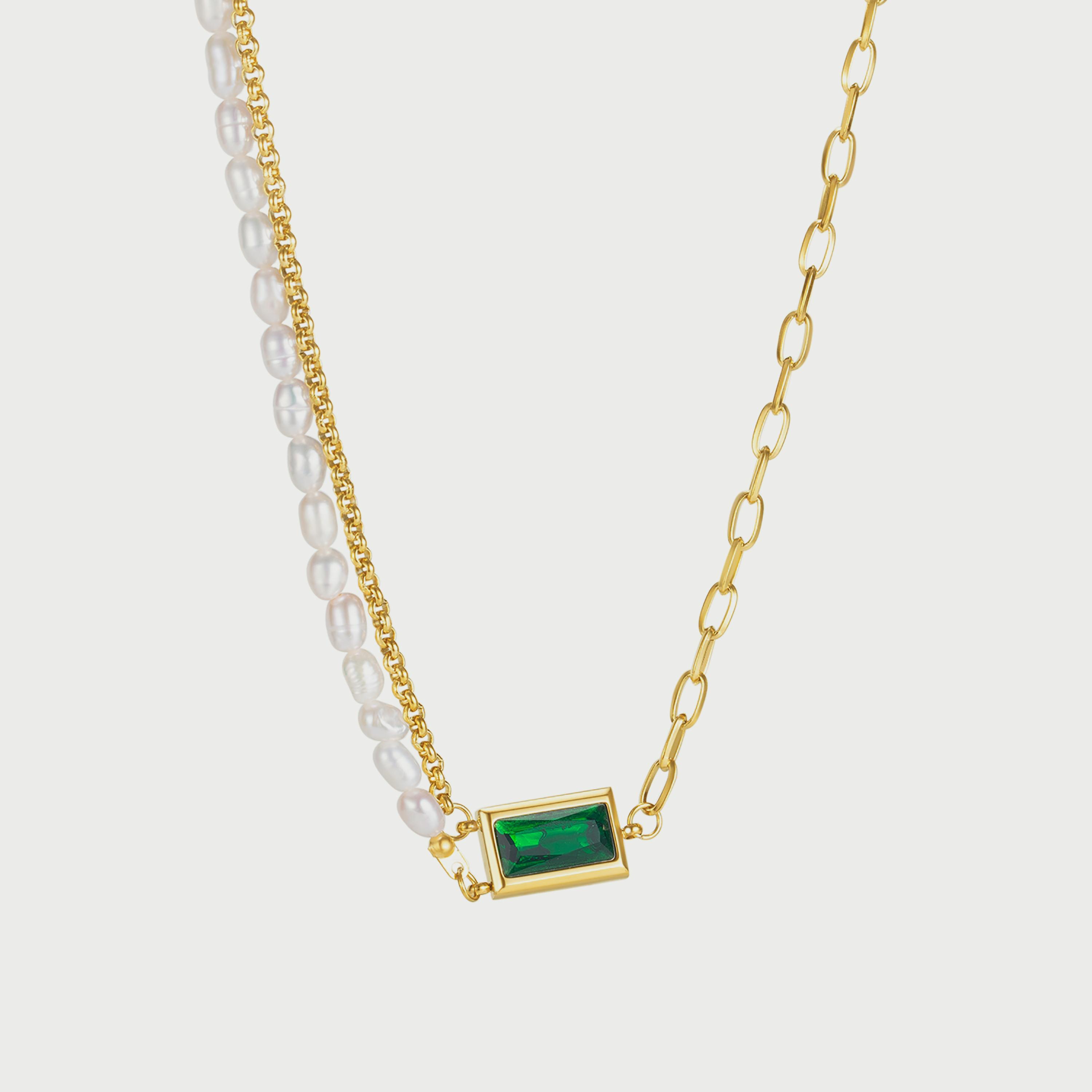  LC.N.01226.170 قلادة للنساء من لي كوبر بالستانلس ستيل الذهبي-women-watchesandjewellery-jewellery-necklacesandpendants-image-1