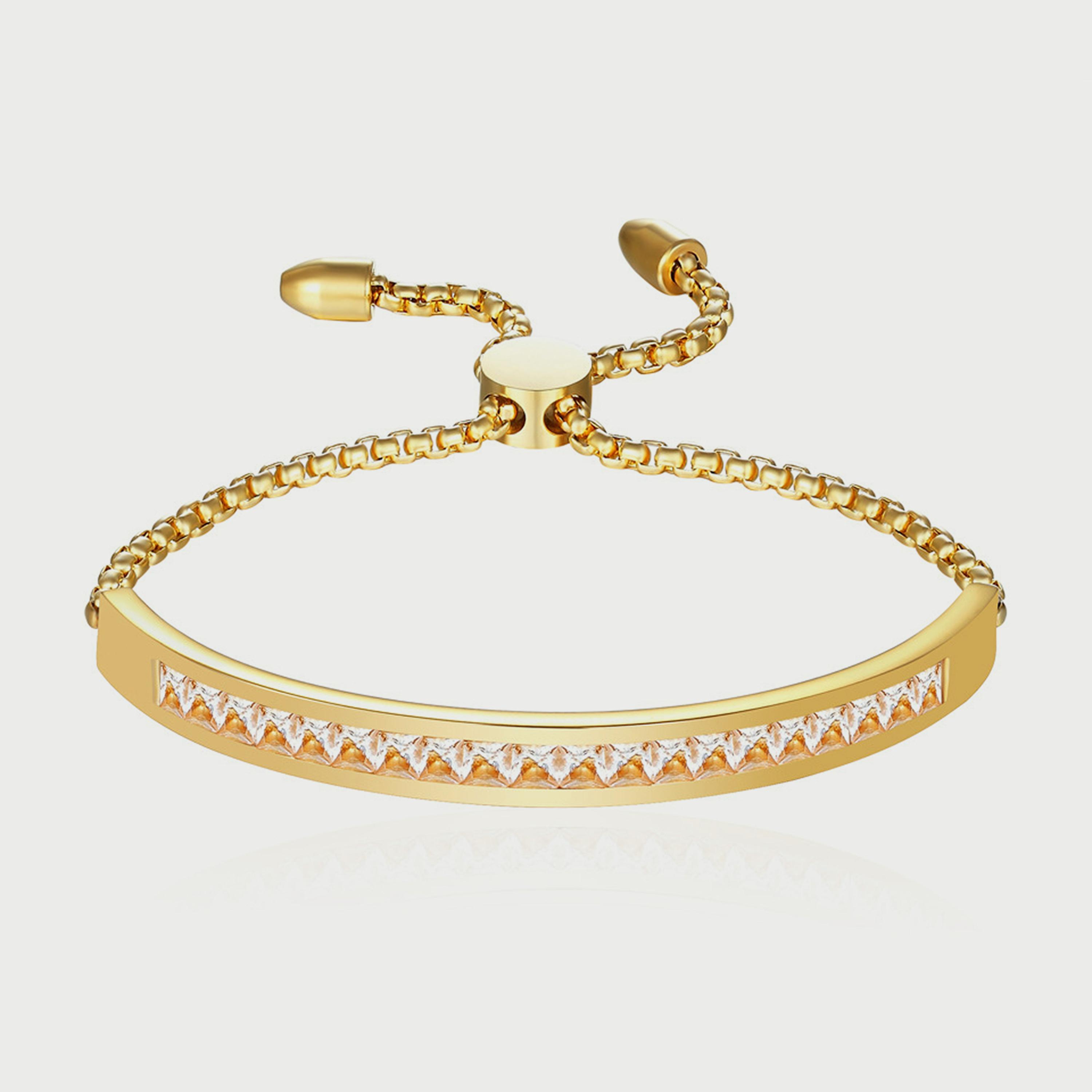  LC.B.01029.130 سوارمن لي كوبرللنساء من الستنالس ستيل باللون الذهبي -women-watchesandjewellery-jewellery-banglesandbracelets-image-1