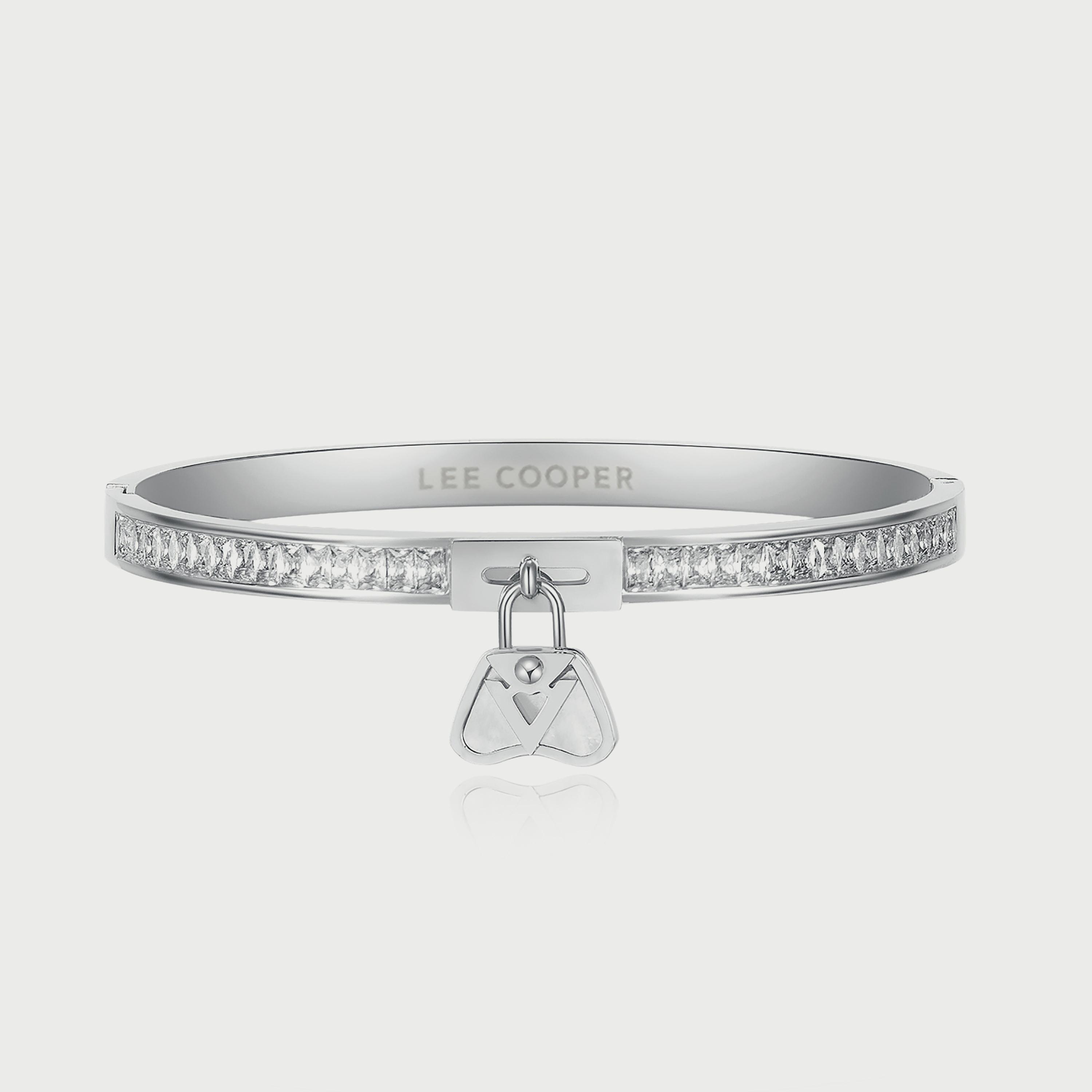 Lee Cooper Women's Silver Stainless Steel Bracelet LC.B.01249.330-women-watchesandjewellery-jewellery-banglesandbracelets-image-1