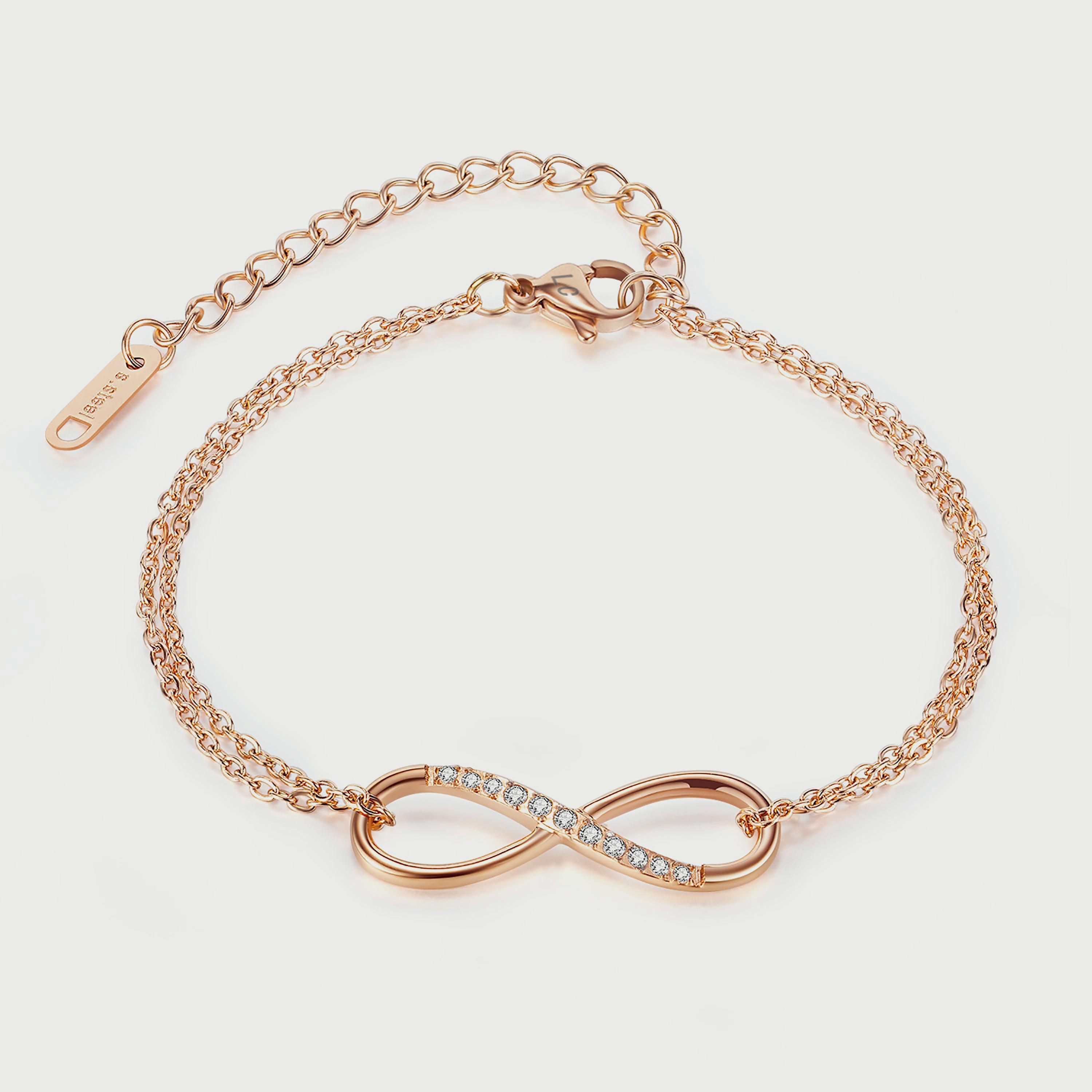 LC.B.01246.440 سوارمن لي كوبر للنساء من الستنالس ستيل باللون الذهبي الوردي-women-watchesandjewellery-jewellery-banglesandbracelets-image-1