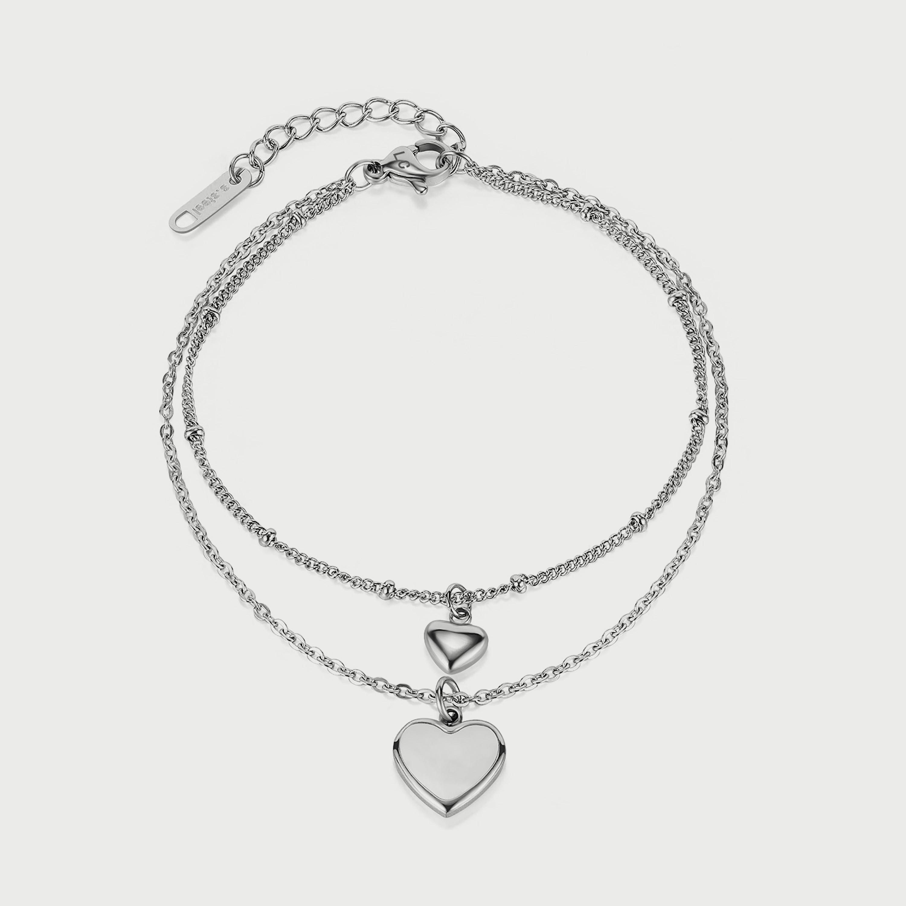 Lee Cooper Women's Silver Stainless Steel Bracelet LC.B.01242.330-women-watchesandjewellery-jewellery-banglesandbracelets-image-1