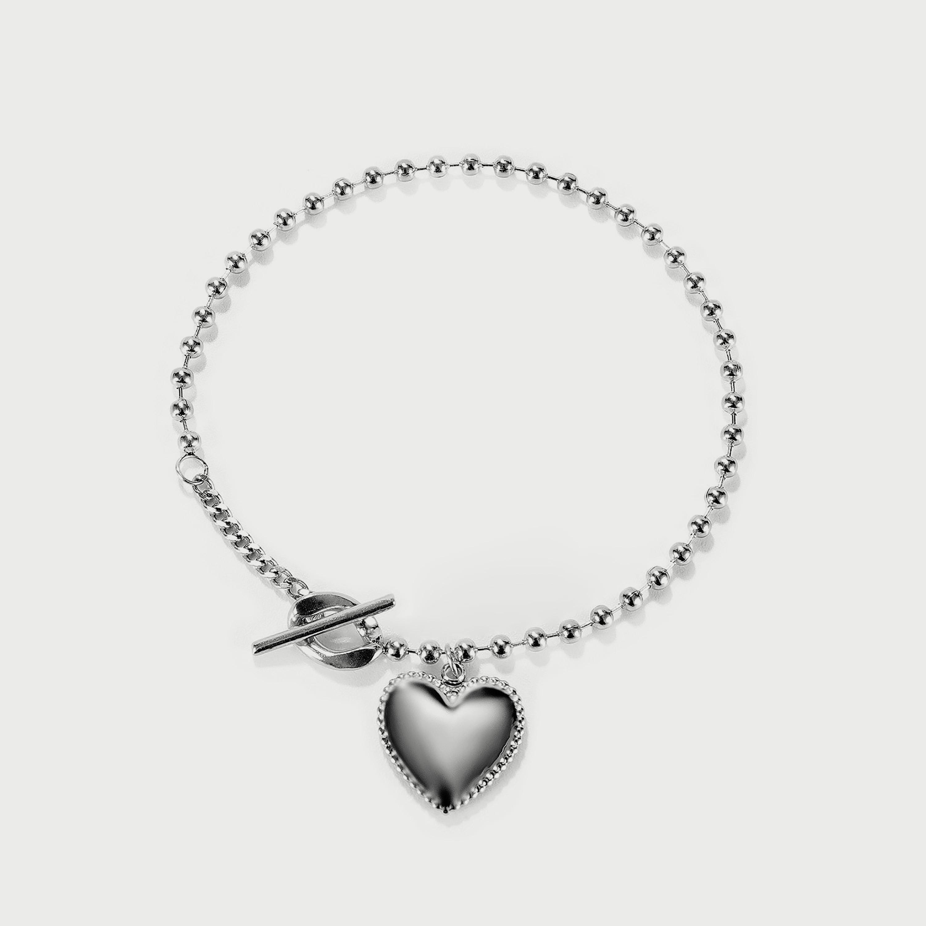 Lee Cooper Women's Silver Stainless Steel Bracelet LC.B.01240.330-women-watchesandjewellery-jewellery-banglesandbracelets-image-1