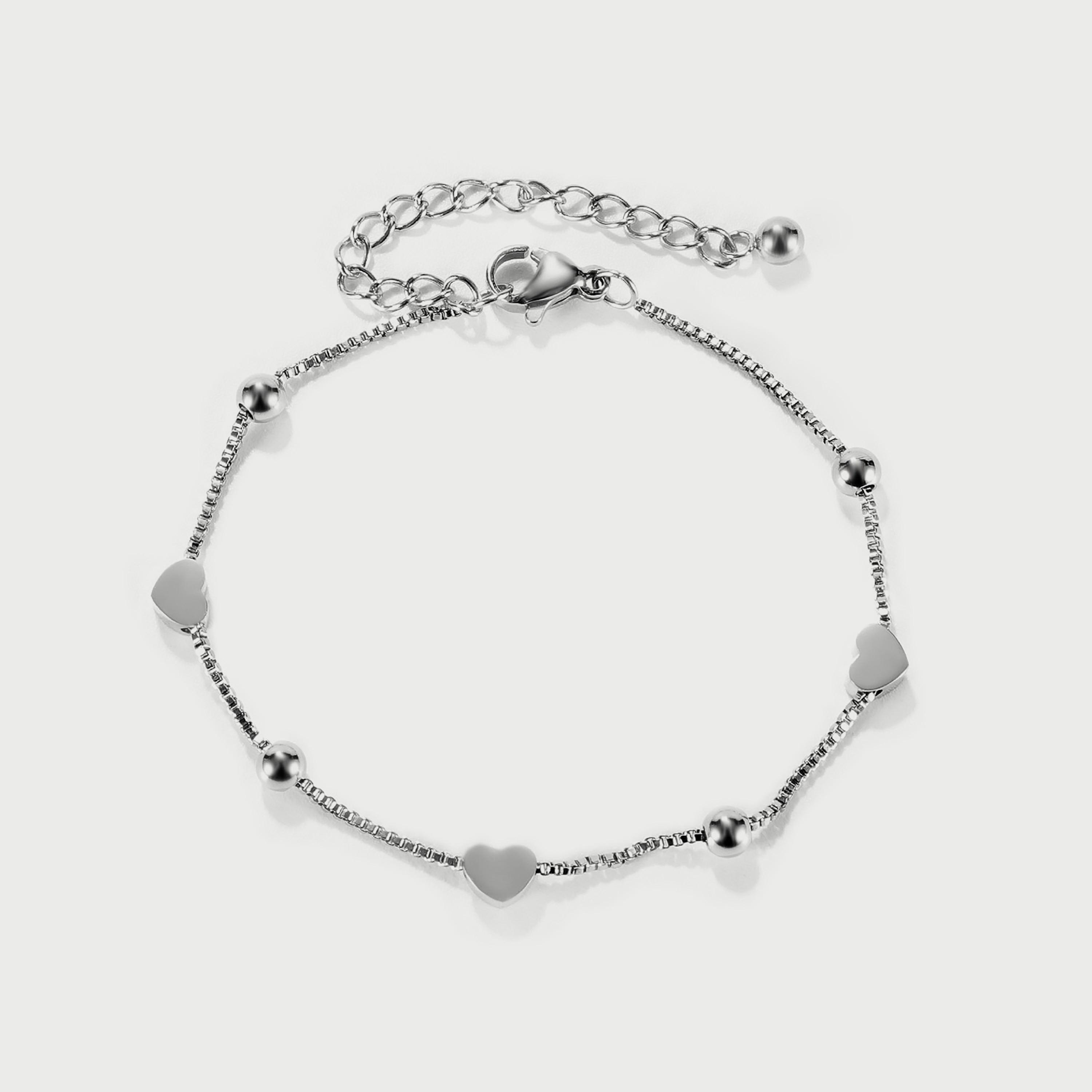 Lee Cooper Women's Silver Stainless Steel Bracelet LC.B.01241.330-women-watchesandjewellery-jewellery-banglesandbracelets-image-1