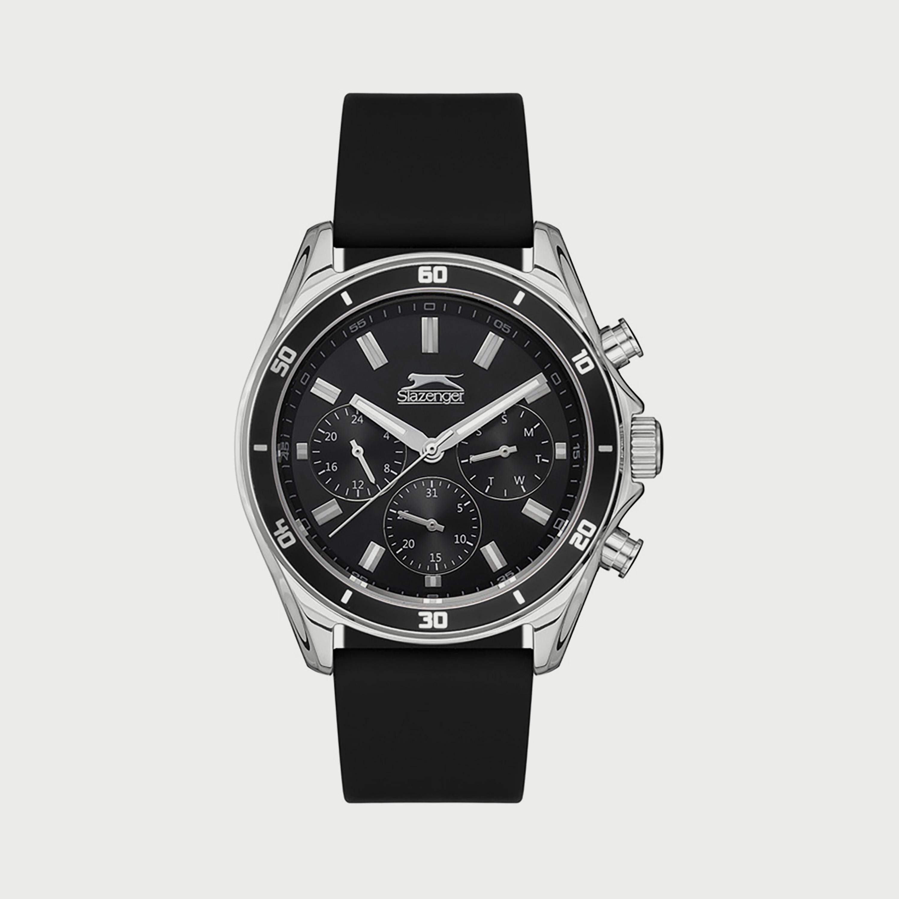  SL.9.6523.2.01 ساعة من سلازنجر للرجال مزود بسوار سيليكون كرونوغراف أسود-men-watchesandjewellery-watches-image-1