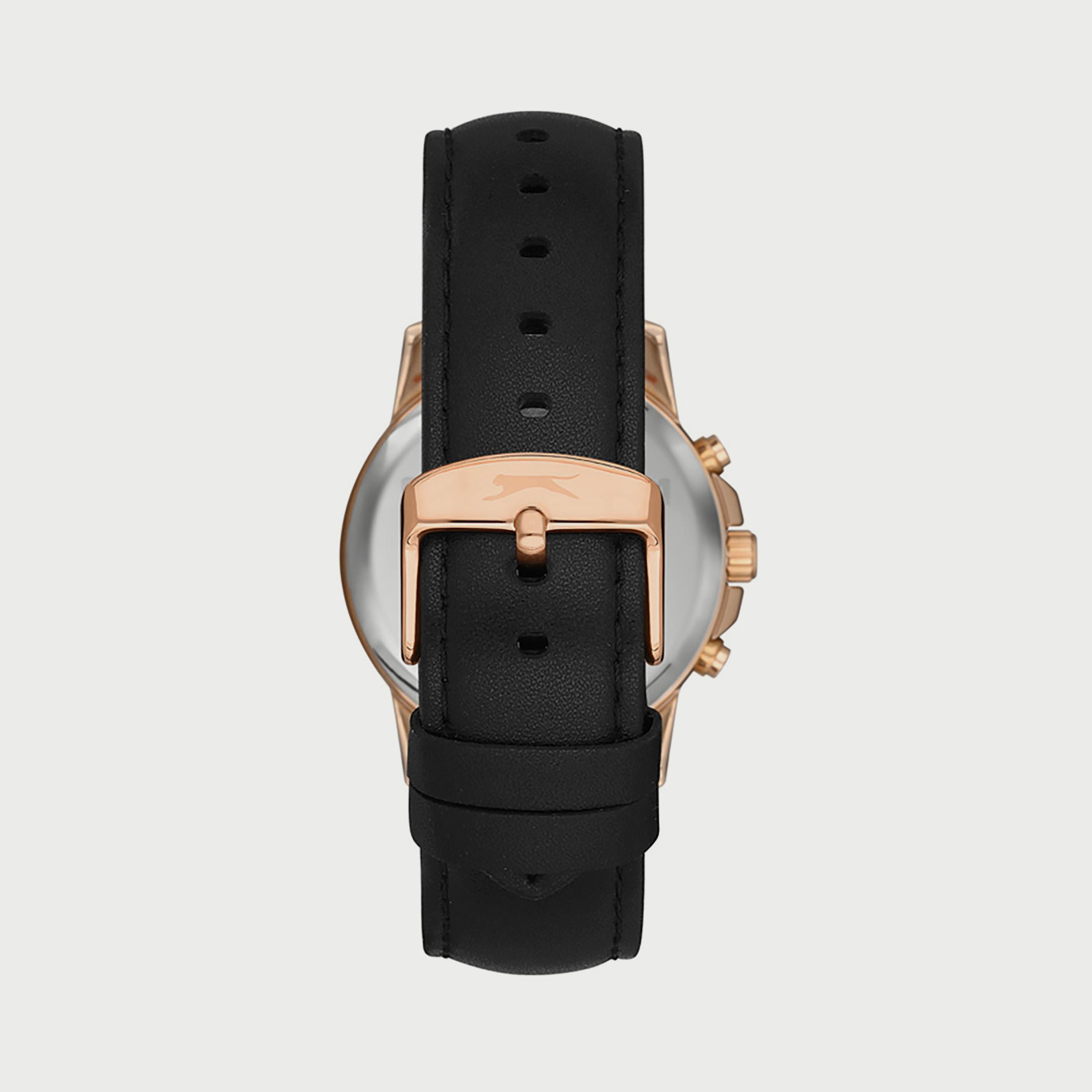Slazenger Men's Black Chronograph Leather Strap Watch SL.9.6525.2.02-men-watchesandjewellery-watches-image-3