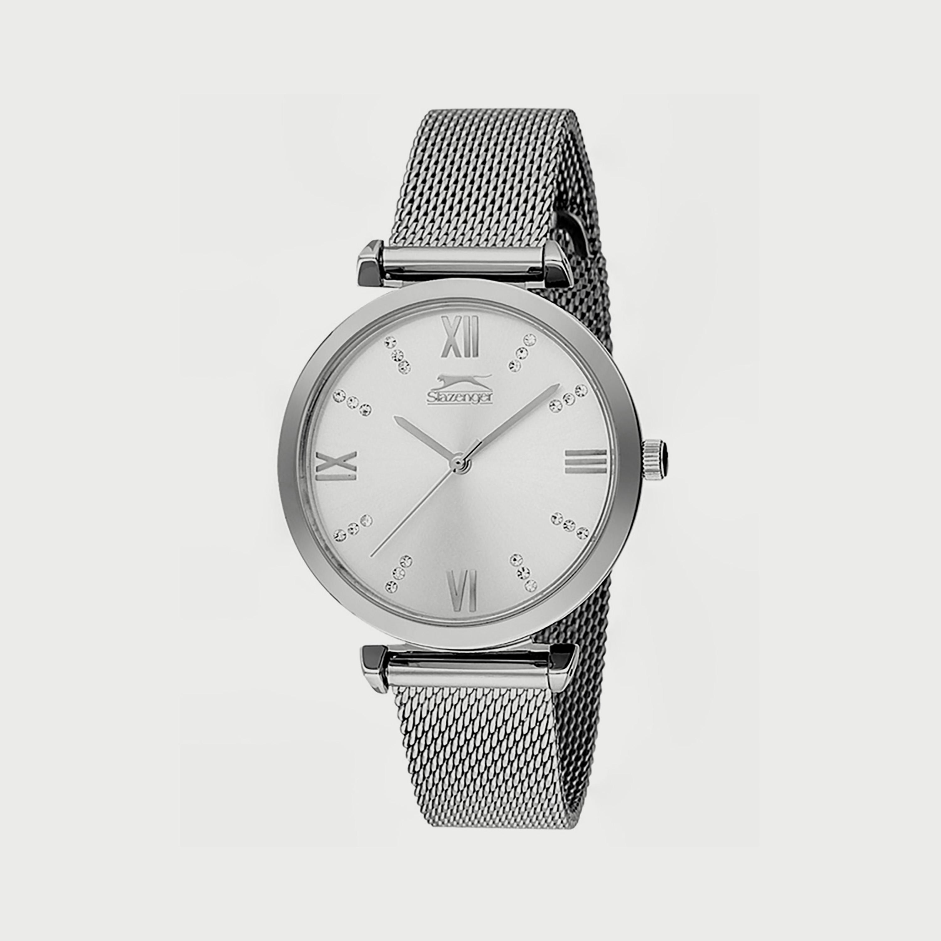 Slazenger Women's Silver Analog Mesh Strap Watch SL.9.6113.3.02-women-watchesandjewellery-watches-image-1