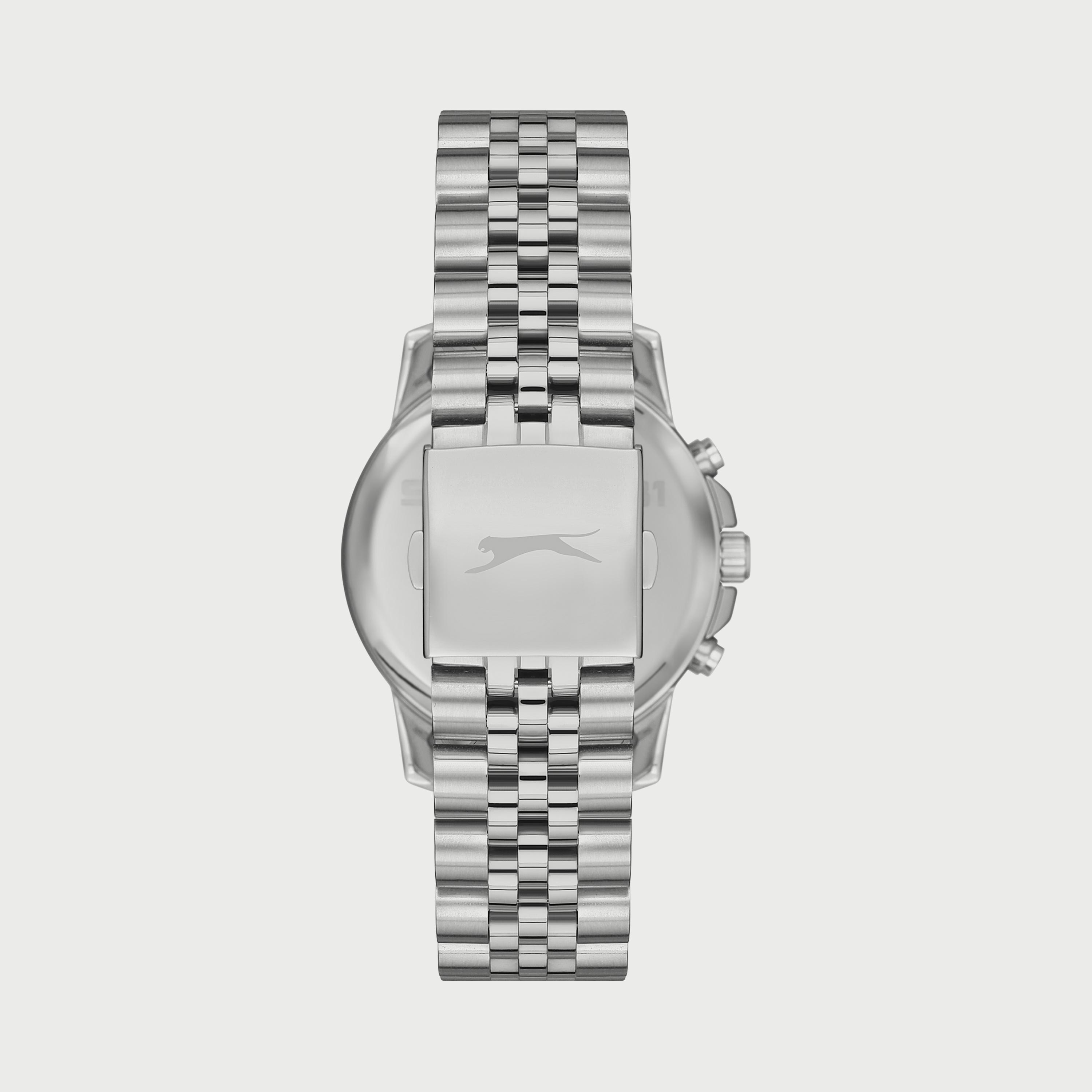  SL.9.6524.2.03 ساعة من سلازنجر للرجال كرونوغراف مزود بحزام من الستالس ستيل الفضي-men-watchesandjewellery-watches-image-3