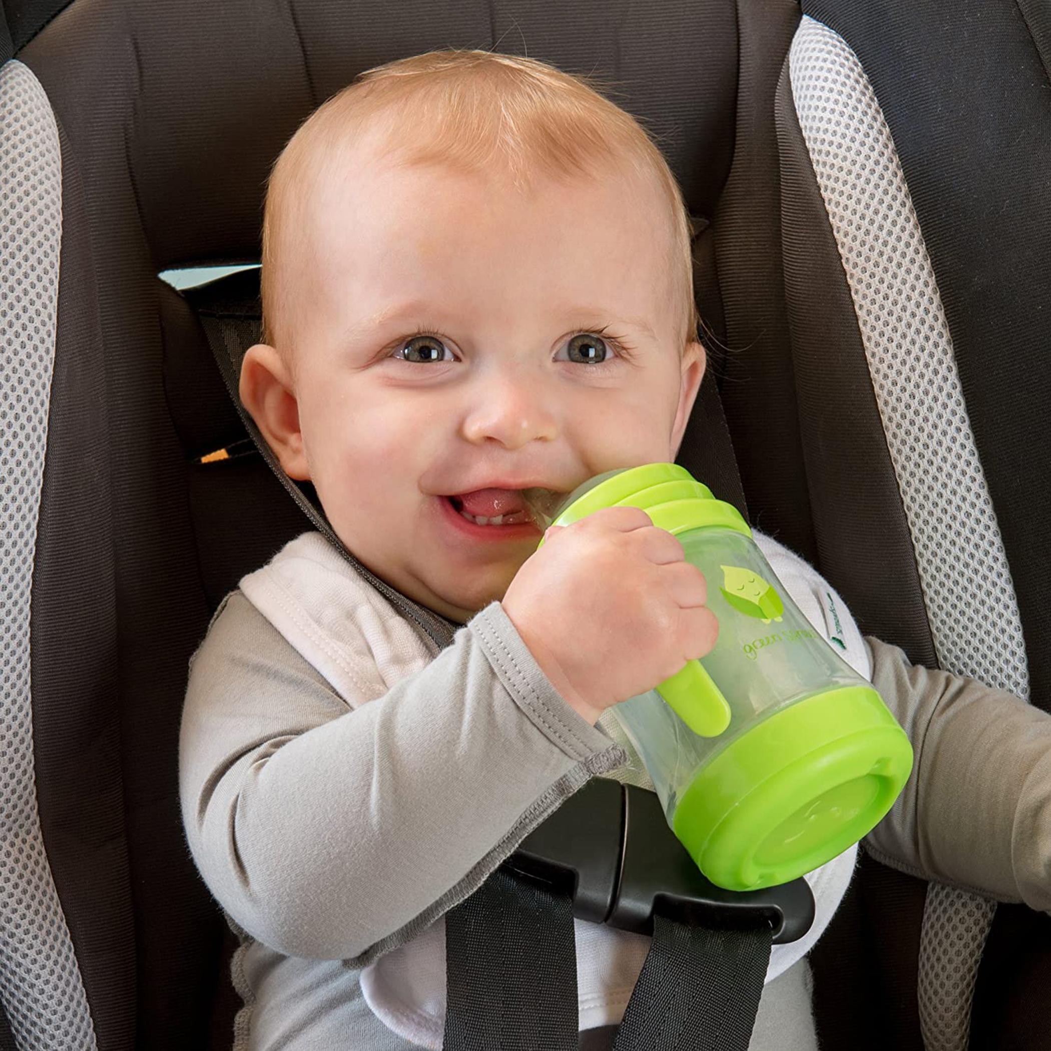 كوب زجاجي سيب أند سترو من جرين سبراوتس - 6 شهور فأكثر-baby-feeding-mealtimeessentials-image-5